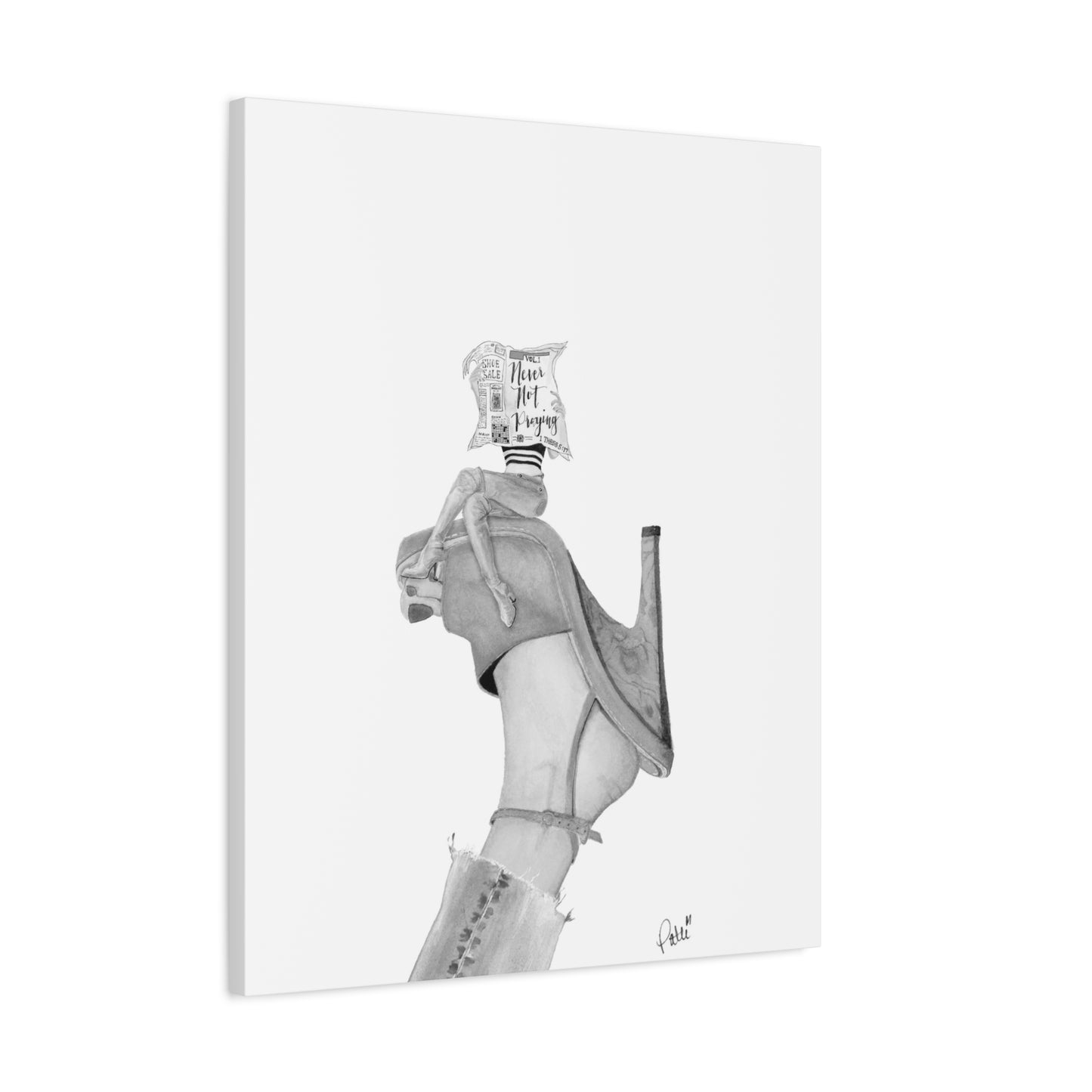 NNP on a Wedgie Matte Canvas, Stretched, 1.25"