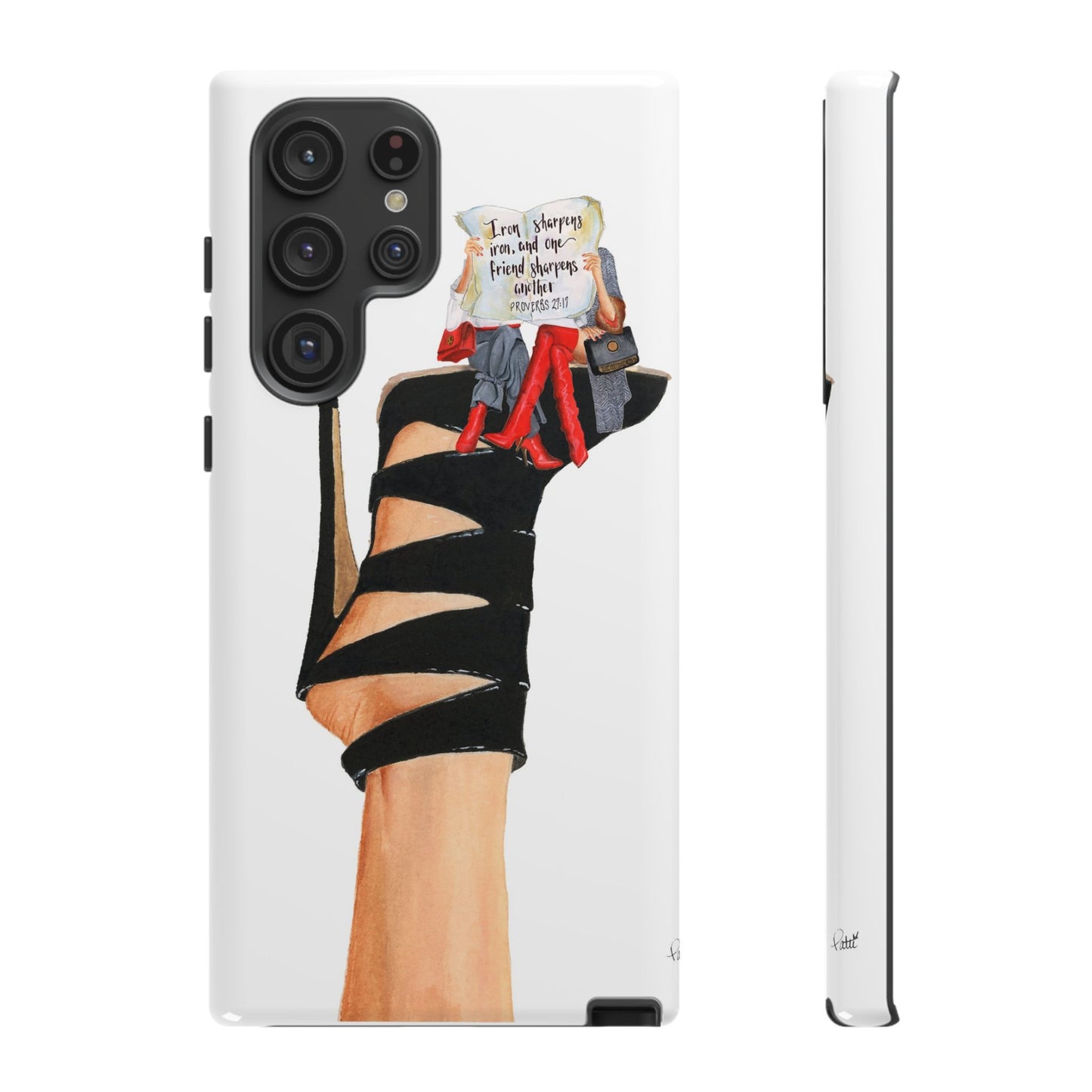 Iron Sharpens Iron Phone Case