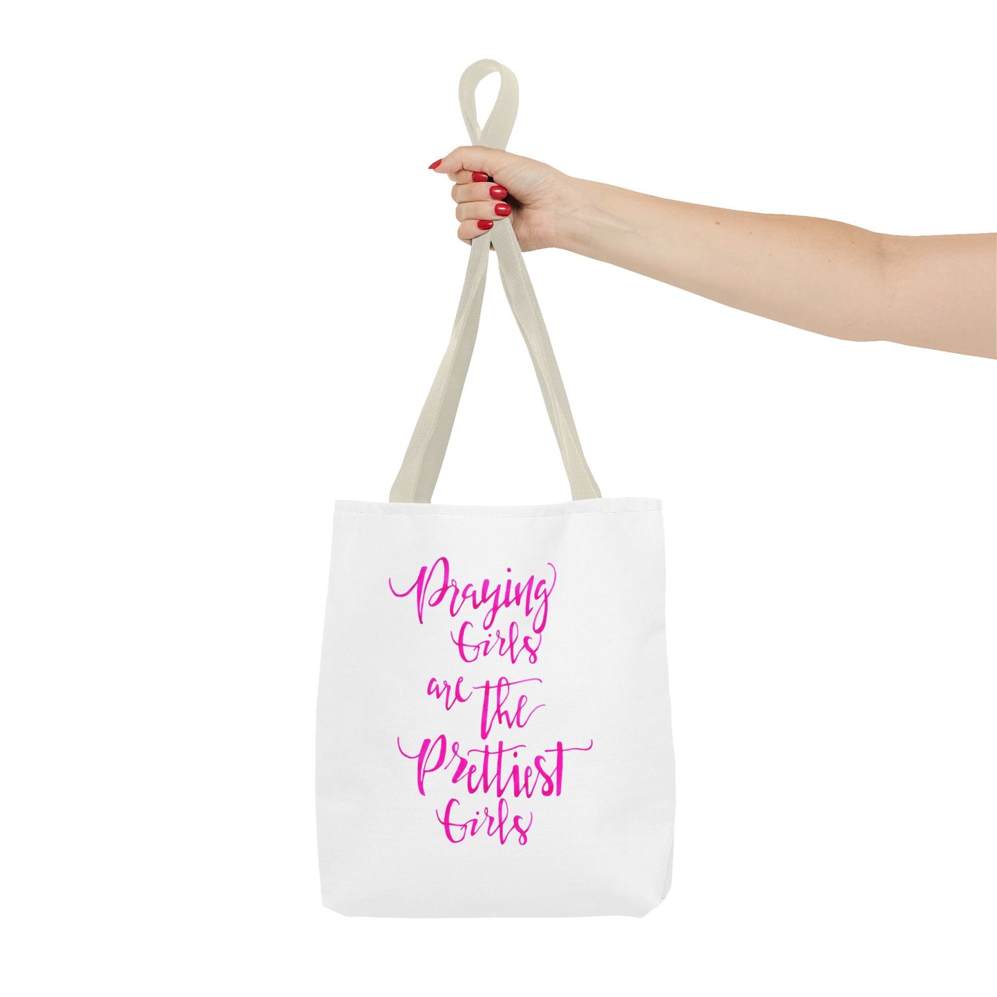 Praying Girls Tote Bag (AOP)