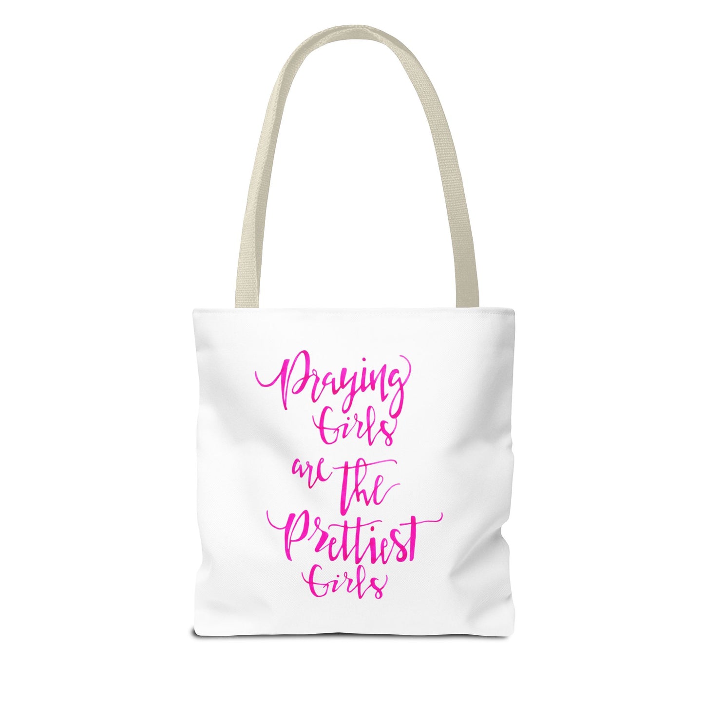Praying Girls Tote Bag (AOP)