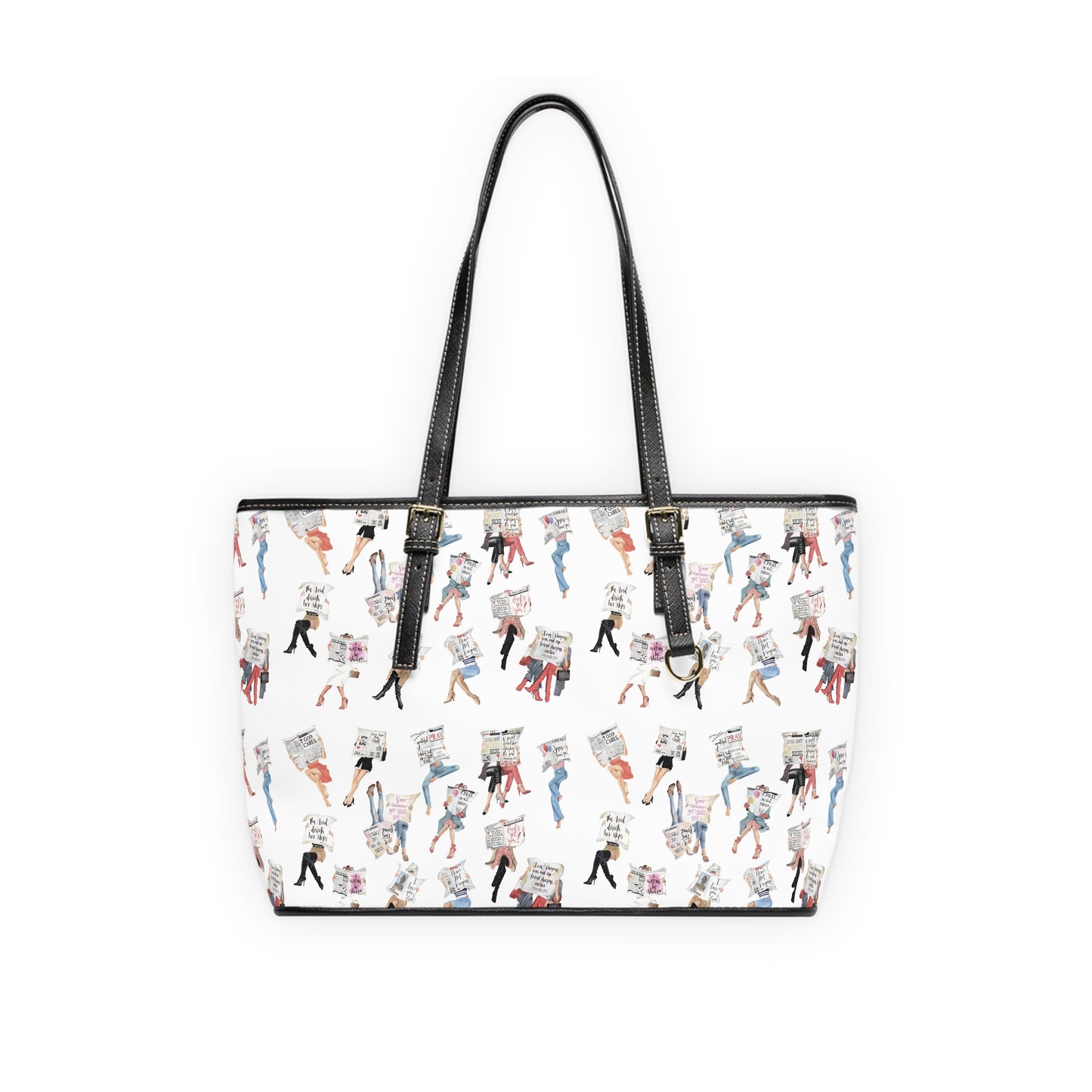 Praying Girls are the Prettiest Girls PU Leather Shoulder Bag