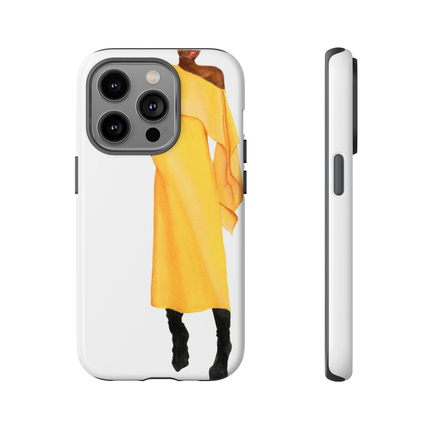 Bright Yellow Dress Phone Case