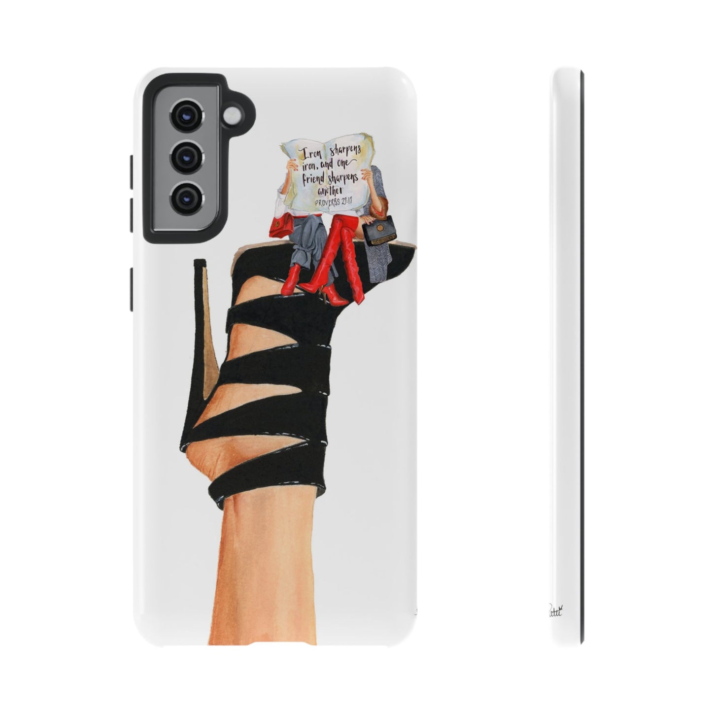 Iron Sharpens Iron Phone Case