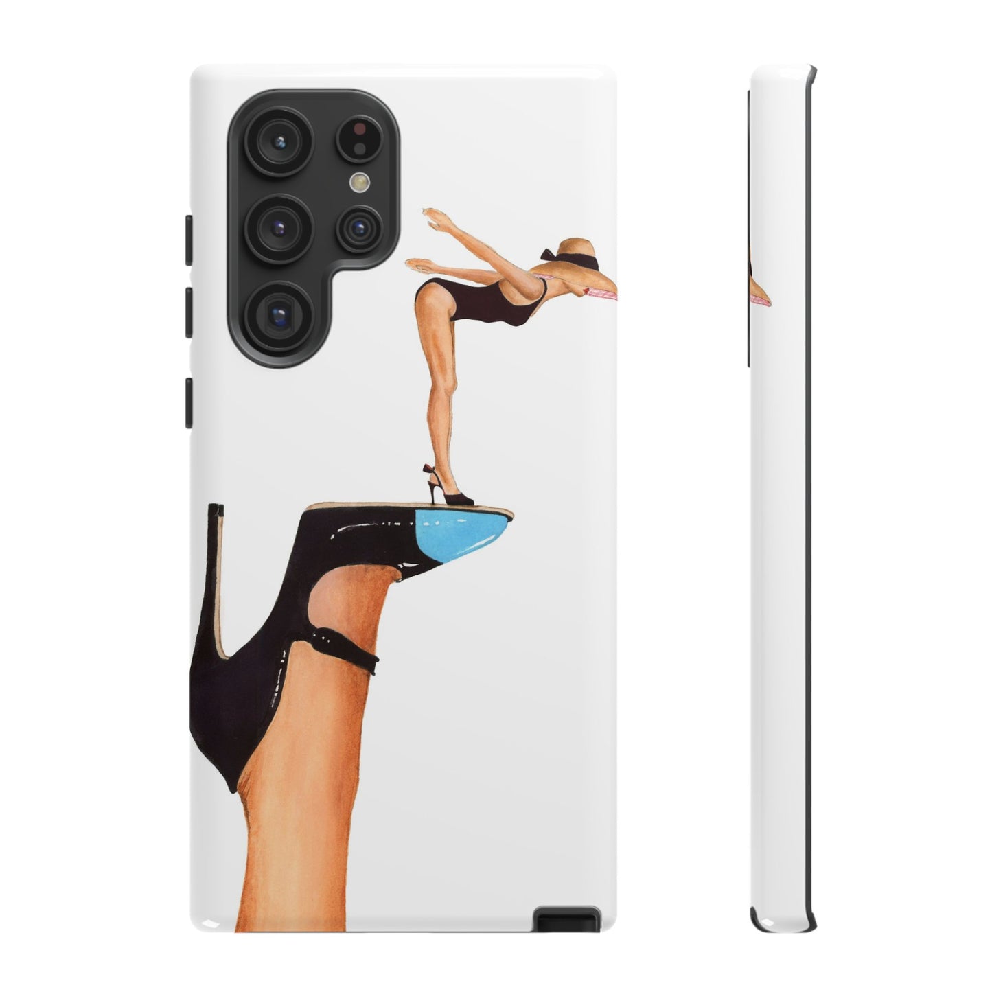 Turquoise Toe Diver Phone Case