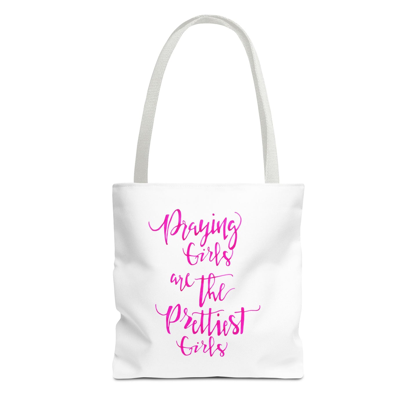 Praying Girls Tote Bag (AOP)