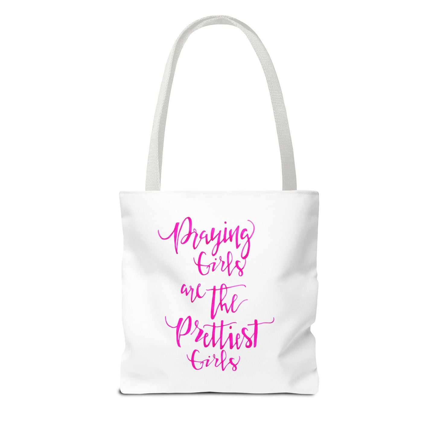 Praying Girls Tote Bag (AOP)