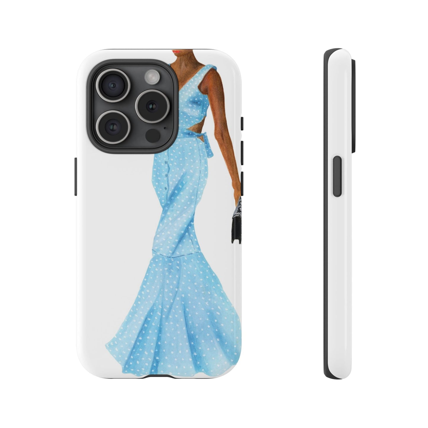 Powder Blue Dress Phone Case
