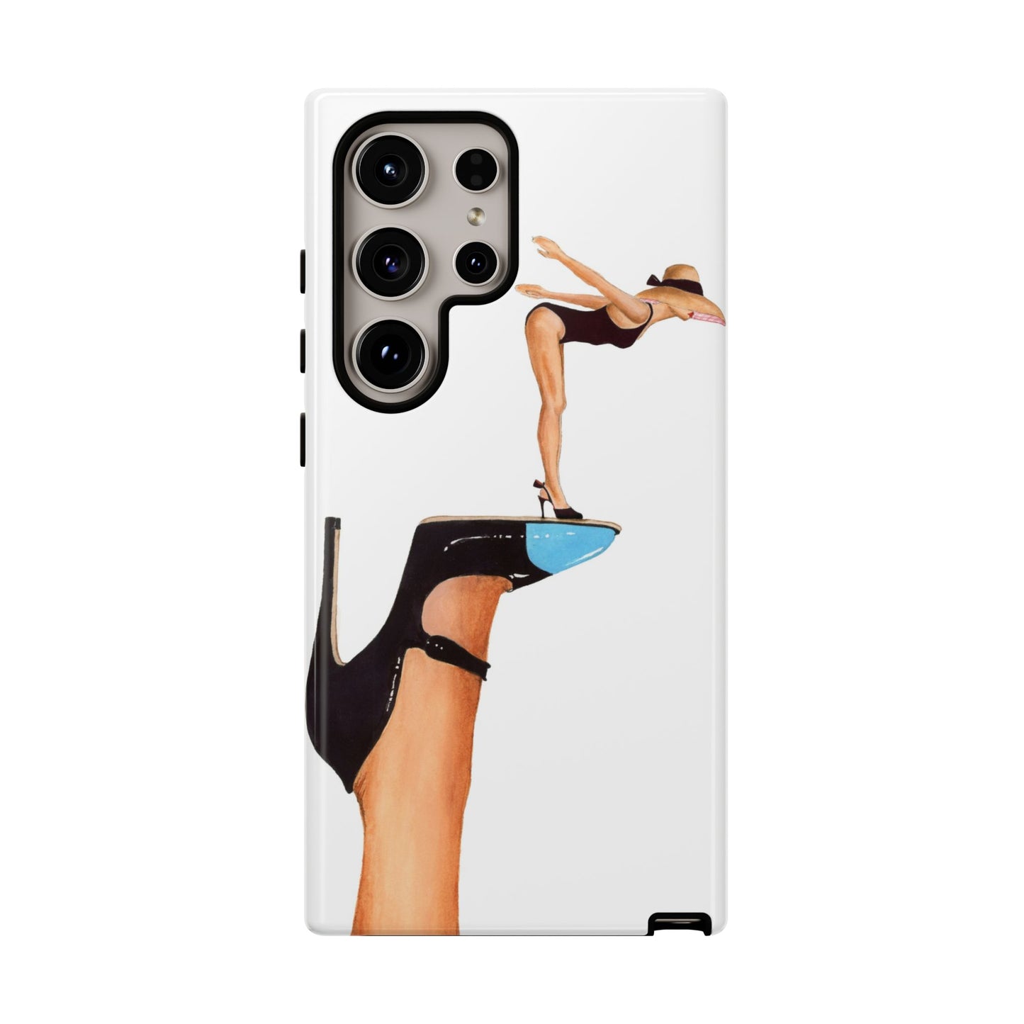 Turquoise Toe Diver Phone Case