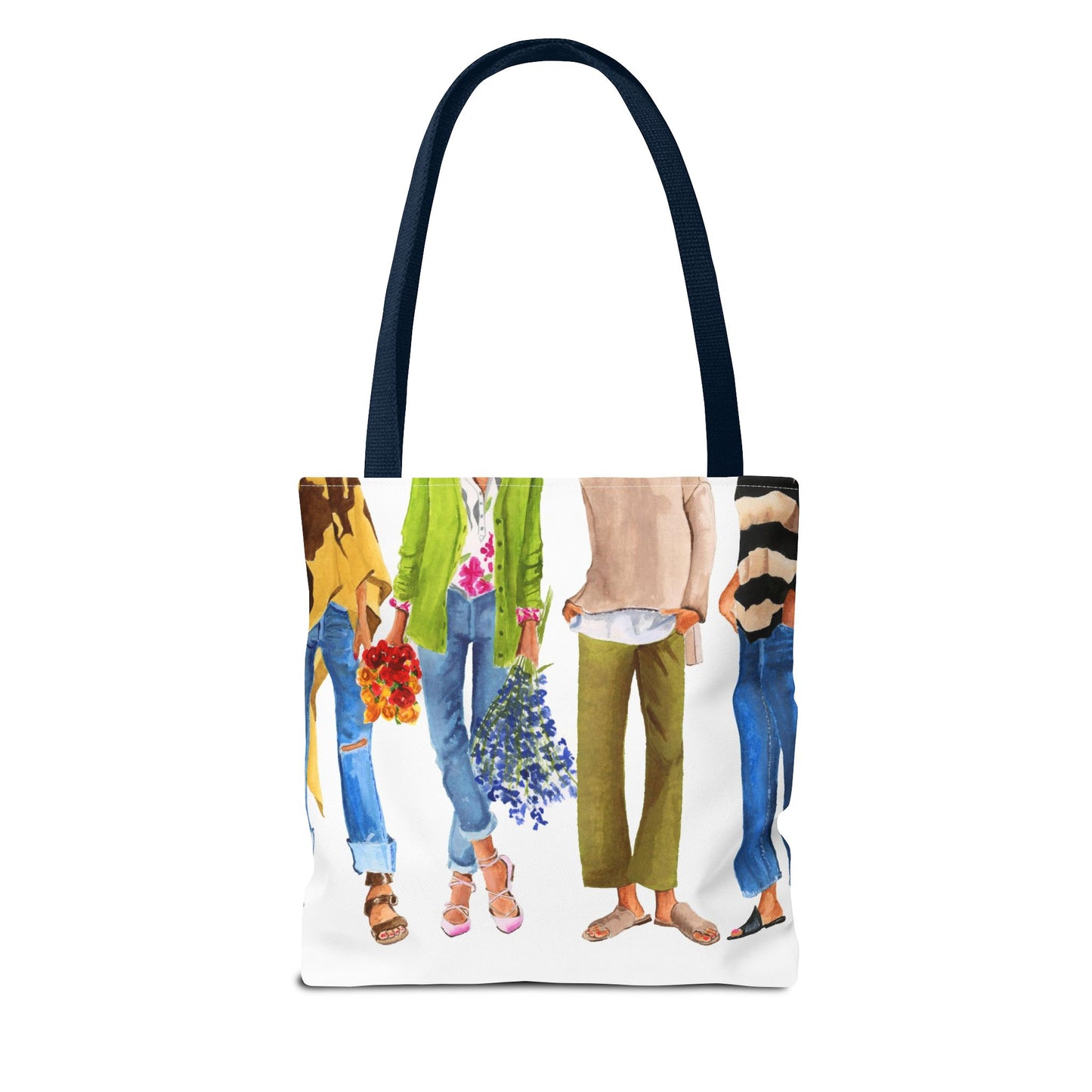 Flower Girl and Friends Tote Bag
