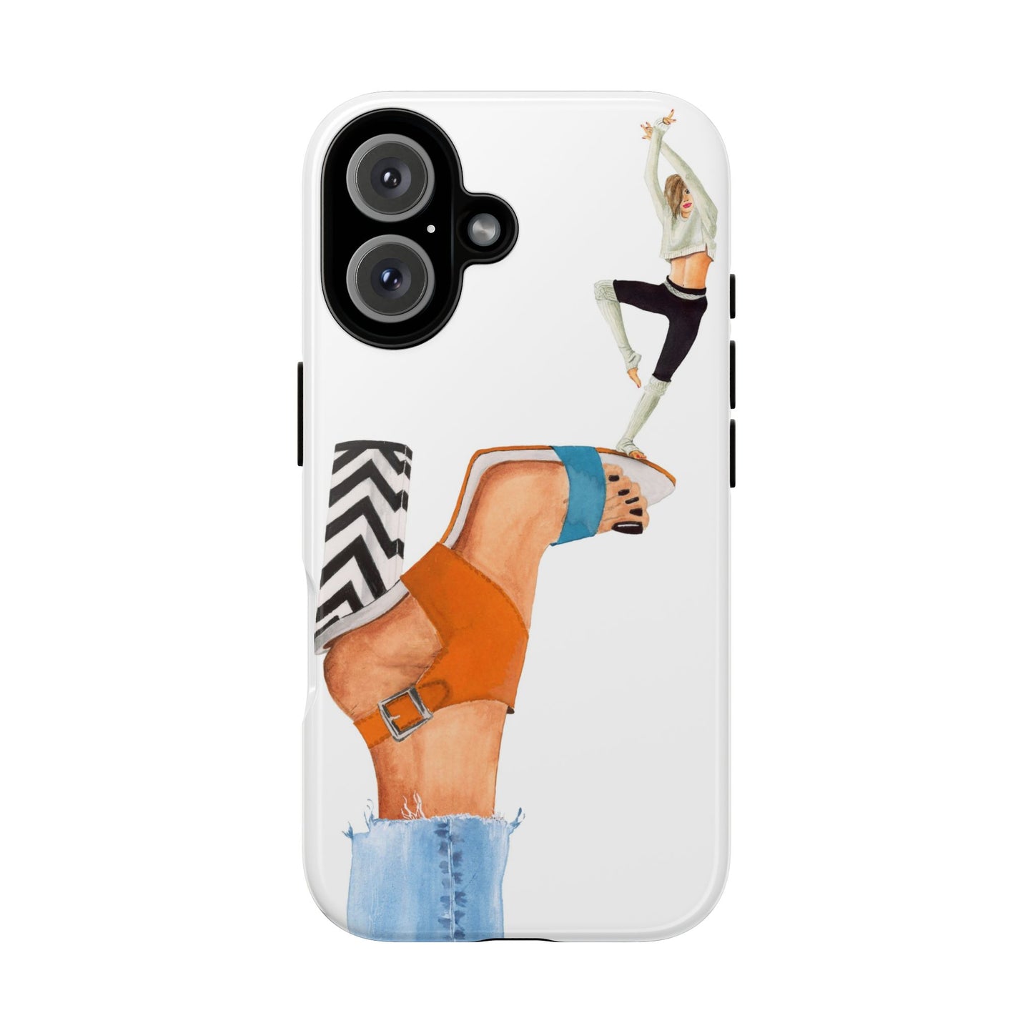 Dancer on a Zig-Zag Heel Phone Case