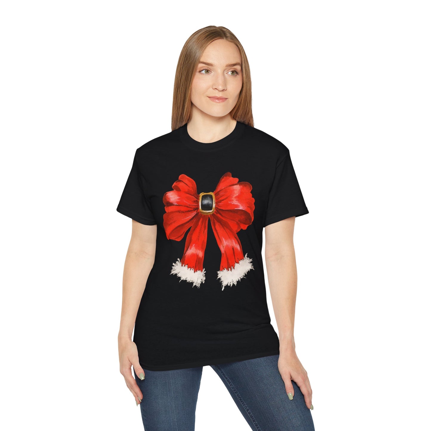 Christmas Bow Unisex Ultra Cotton Tee