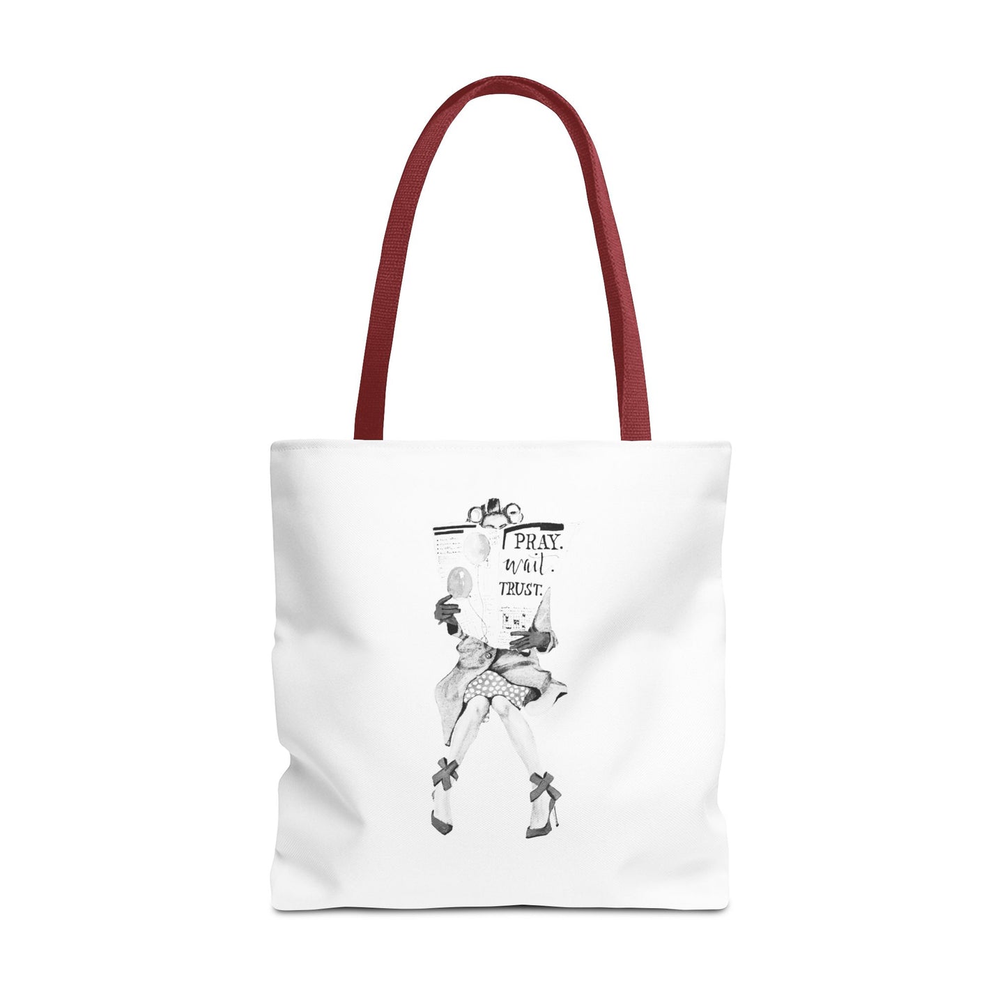 Pray, Wait, Trust Tote Bag