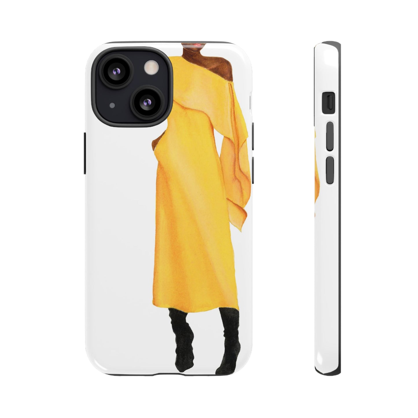 Bright Yellow Dress Phone Case