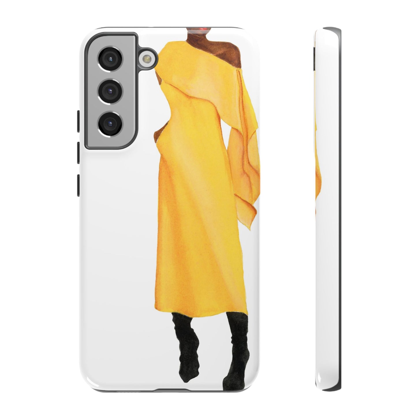 Bright Yellow Dress Phone Case