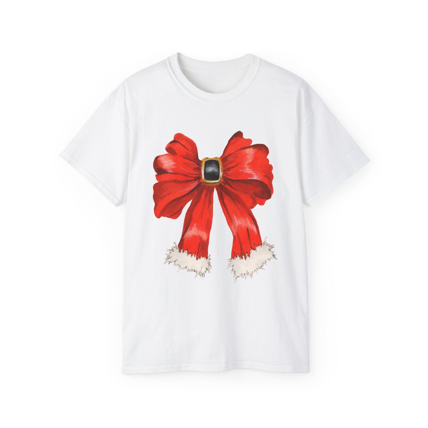 Christmas Bow Unisex Ultra Cotton Tee
