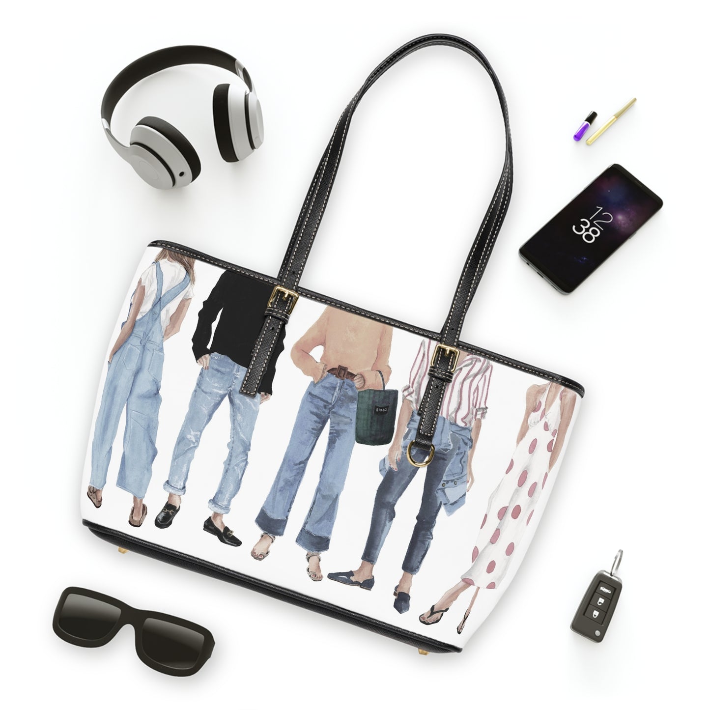 Squad Goals # 11 Leather Shoulder Bag
