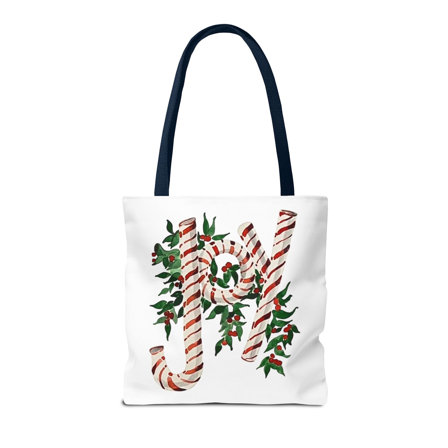 Peppermint Joy Tote Bag (AOP)