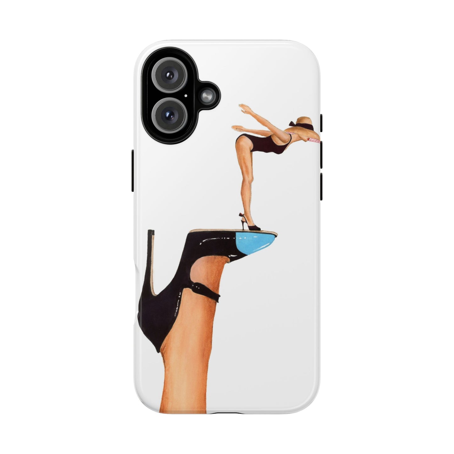 Turquoise Toe Diver Phone Case