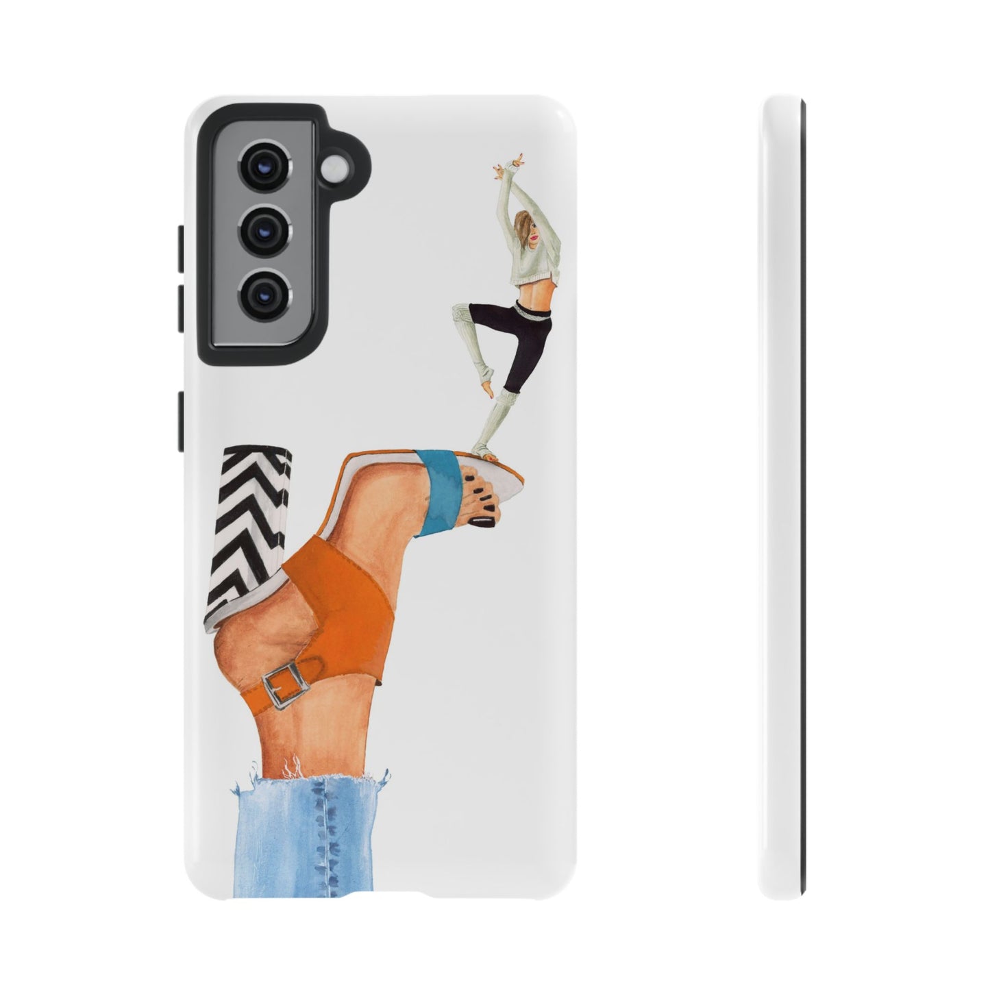 Dancer on a Zig-Zag Heel Phone Case