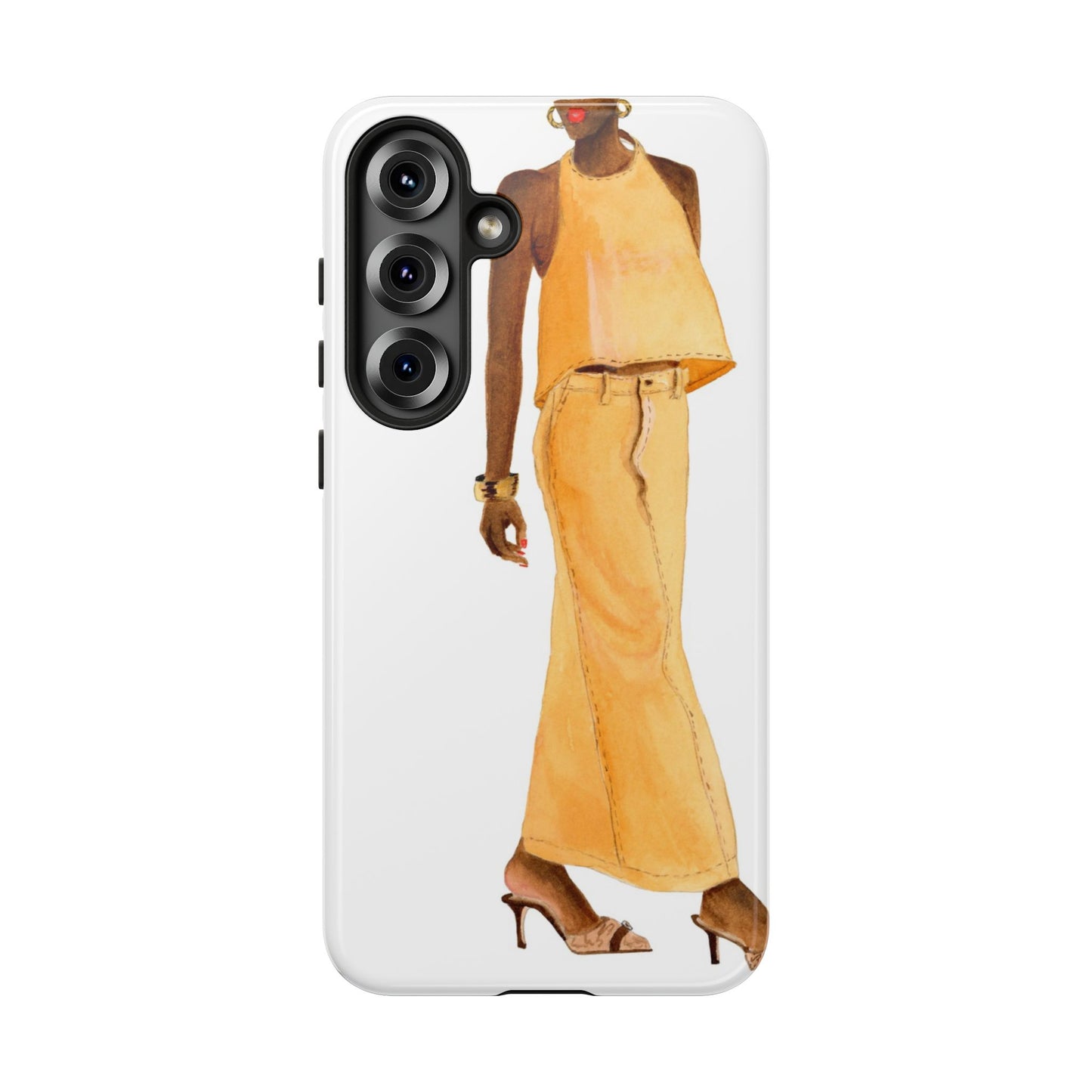 Orange Two Piece Phone Case