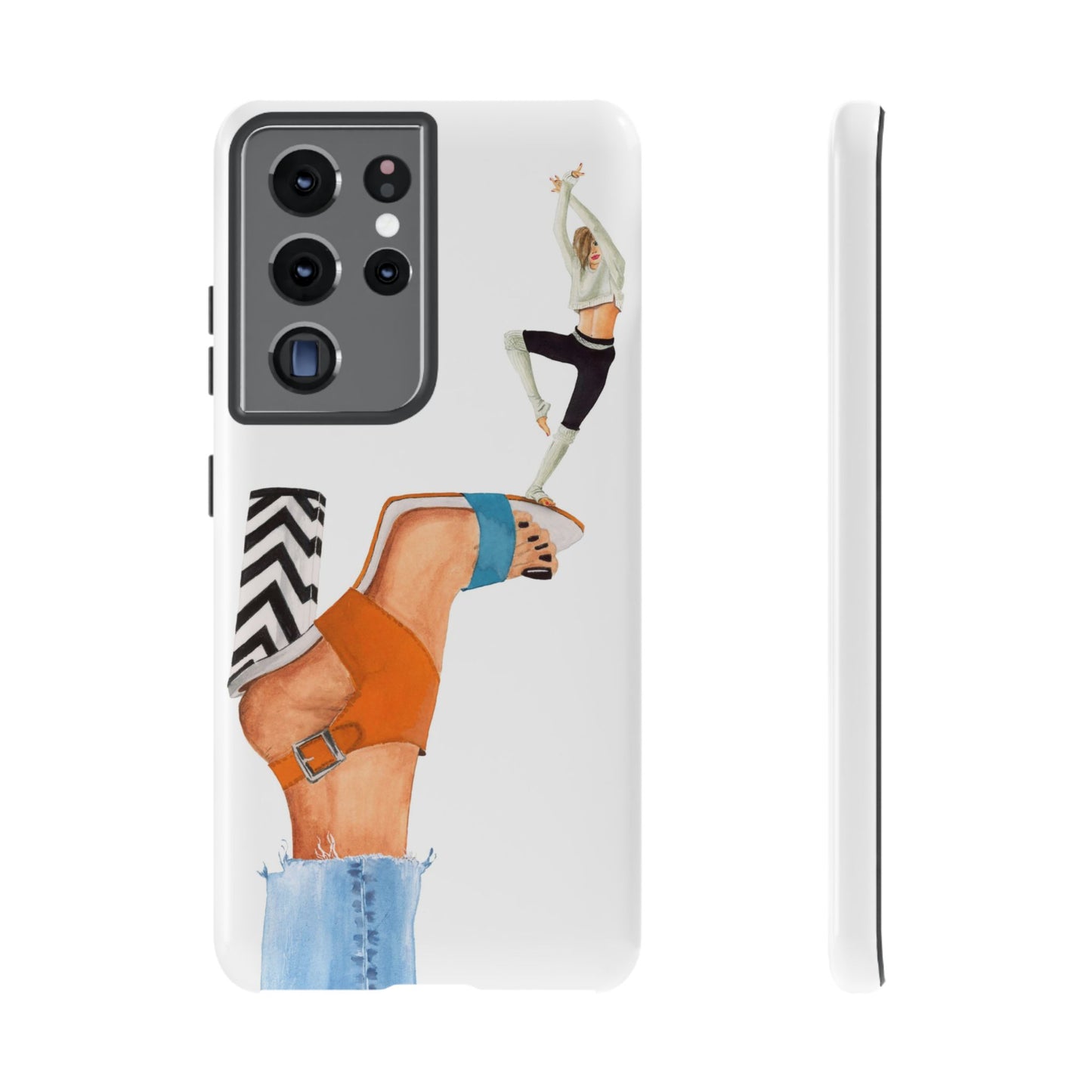 Dancer on a Zig-Zag Heel Phone Case