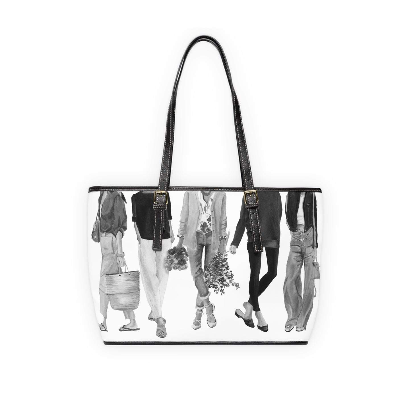 Squad Goals # 12 (Vintage) Leather Shoulder Bag