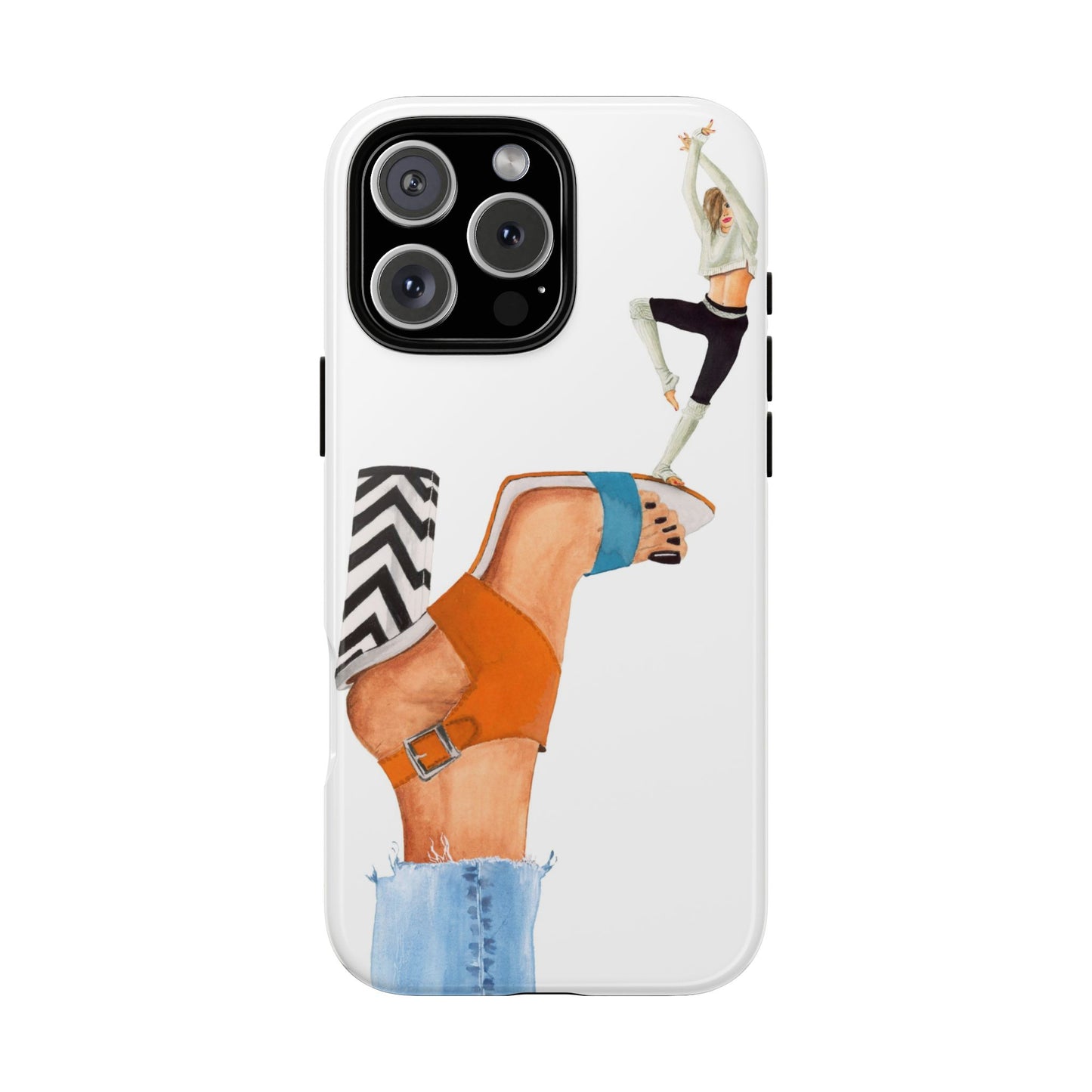 Dancer on a Zig-Zag Heel Phone Case