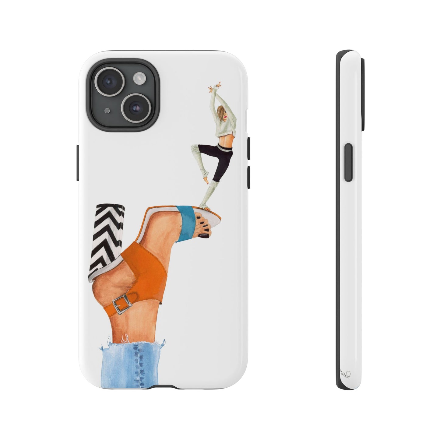 Dancer on a Zig-Zag Heel Phone Case