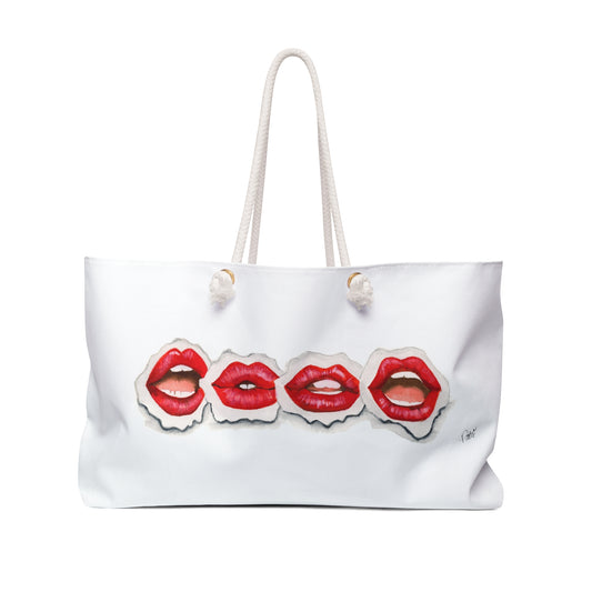 Four Lips Weekender Bag