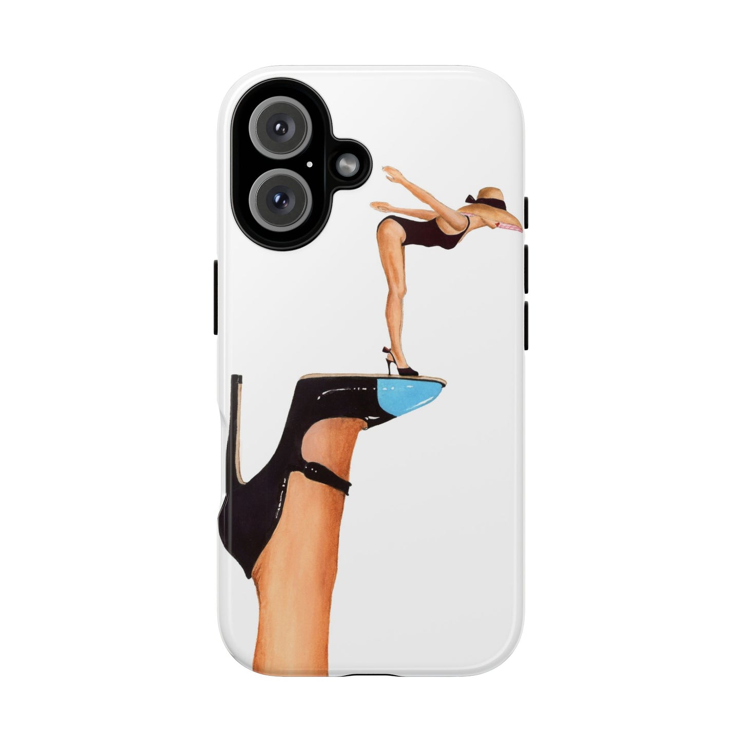 Turquoise Toe Diver Phone Case