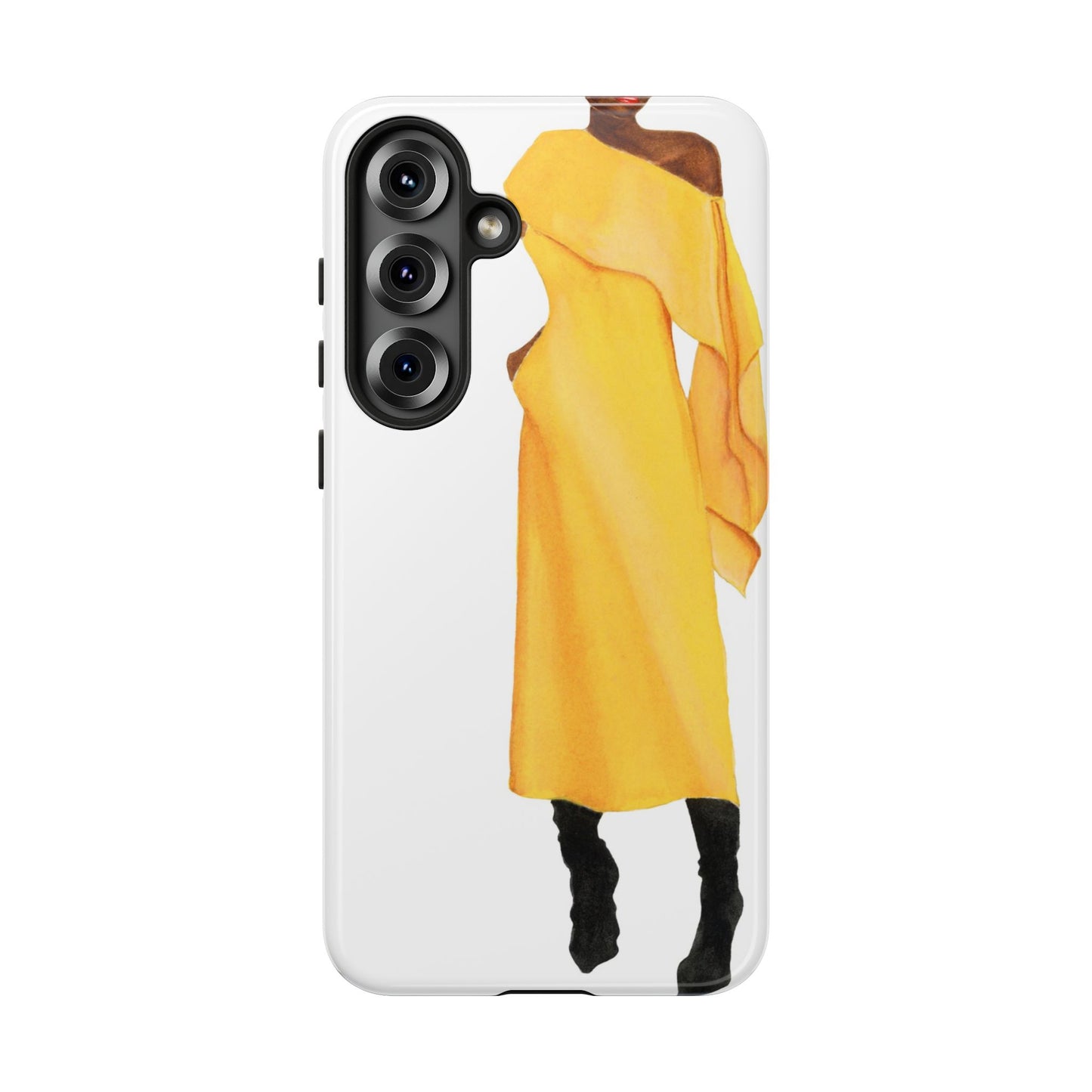 Bright Yellow Dress Phone Case