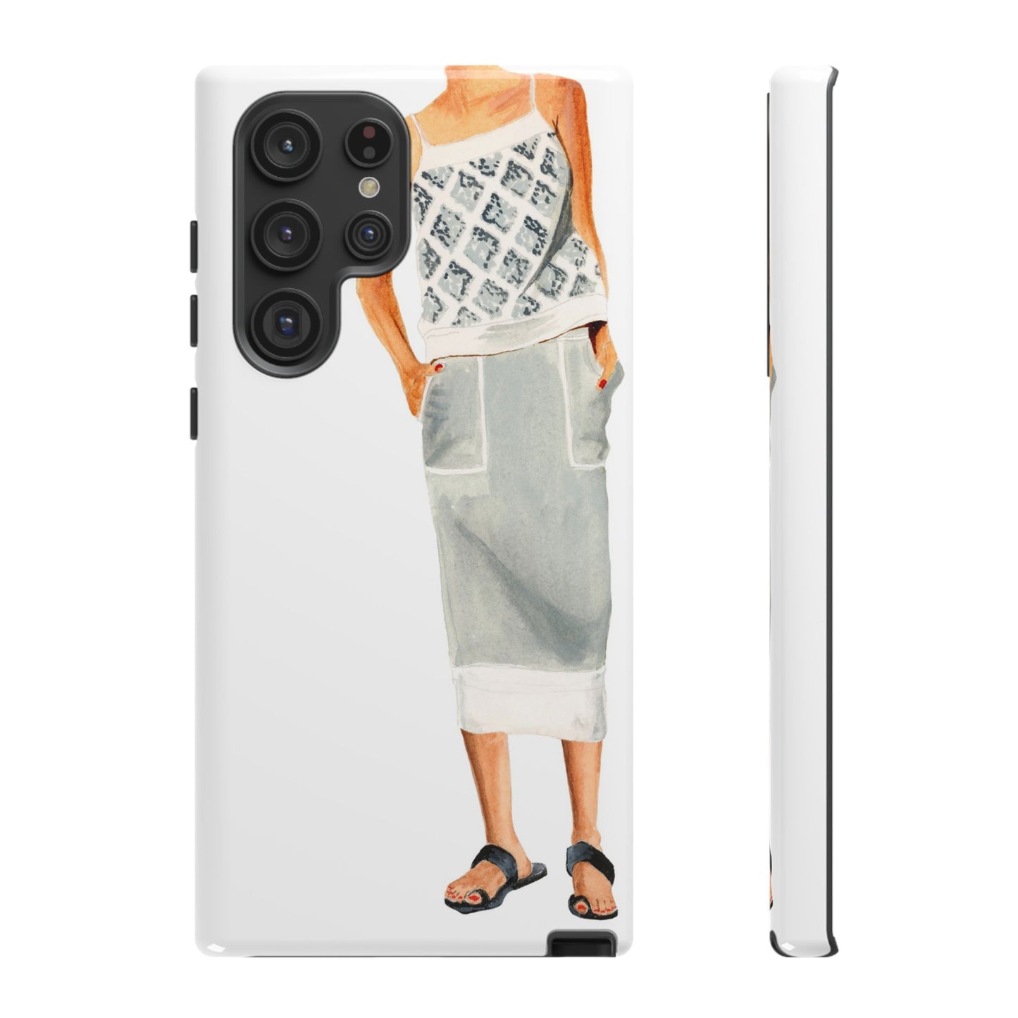 Gray 2 Piece Phone Case