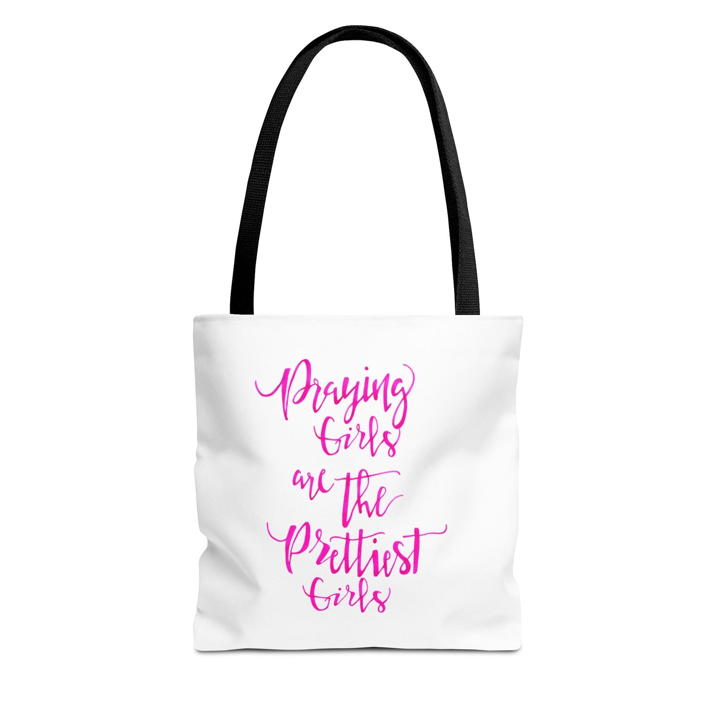 Praying Girls Tote Bag (AOP)