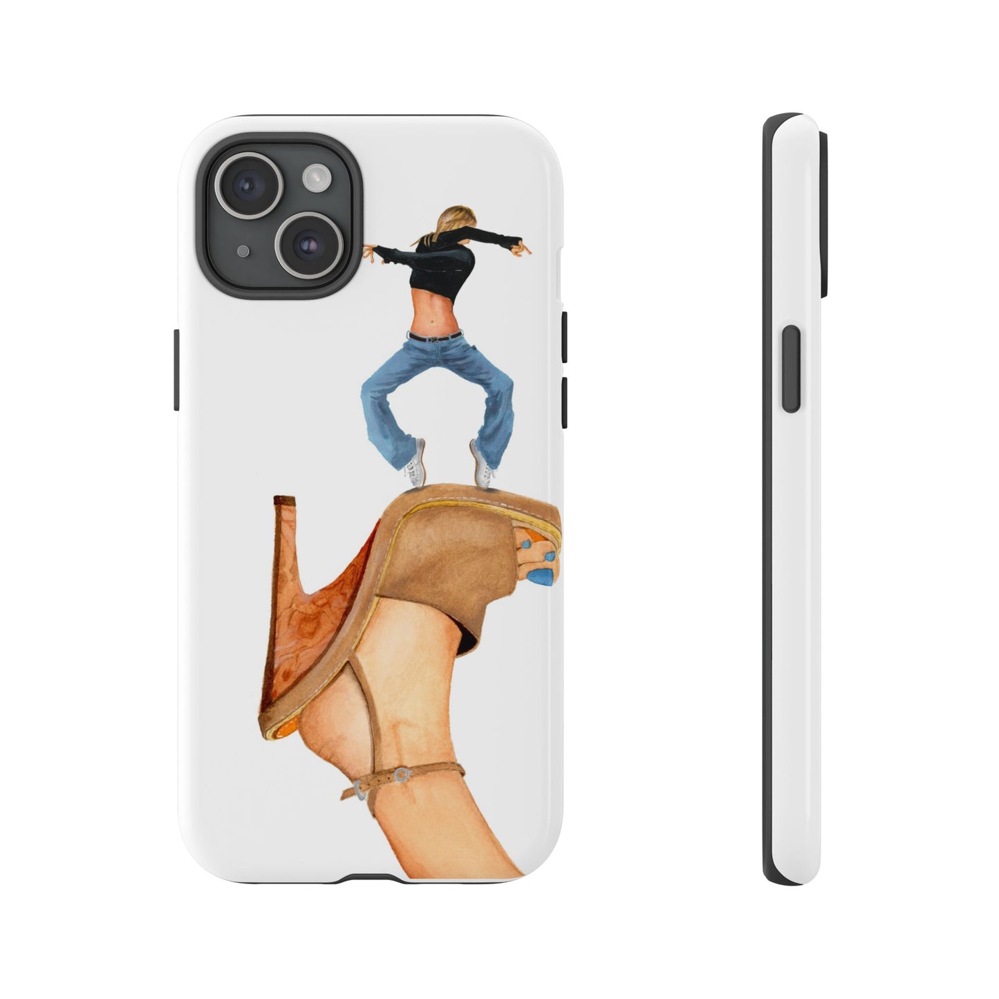 Criss-Cross on a Shoe Phone Case