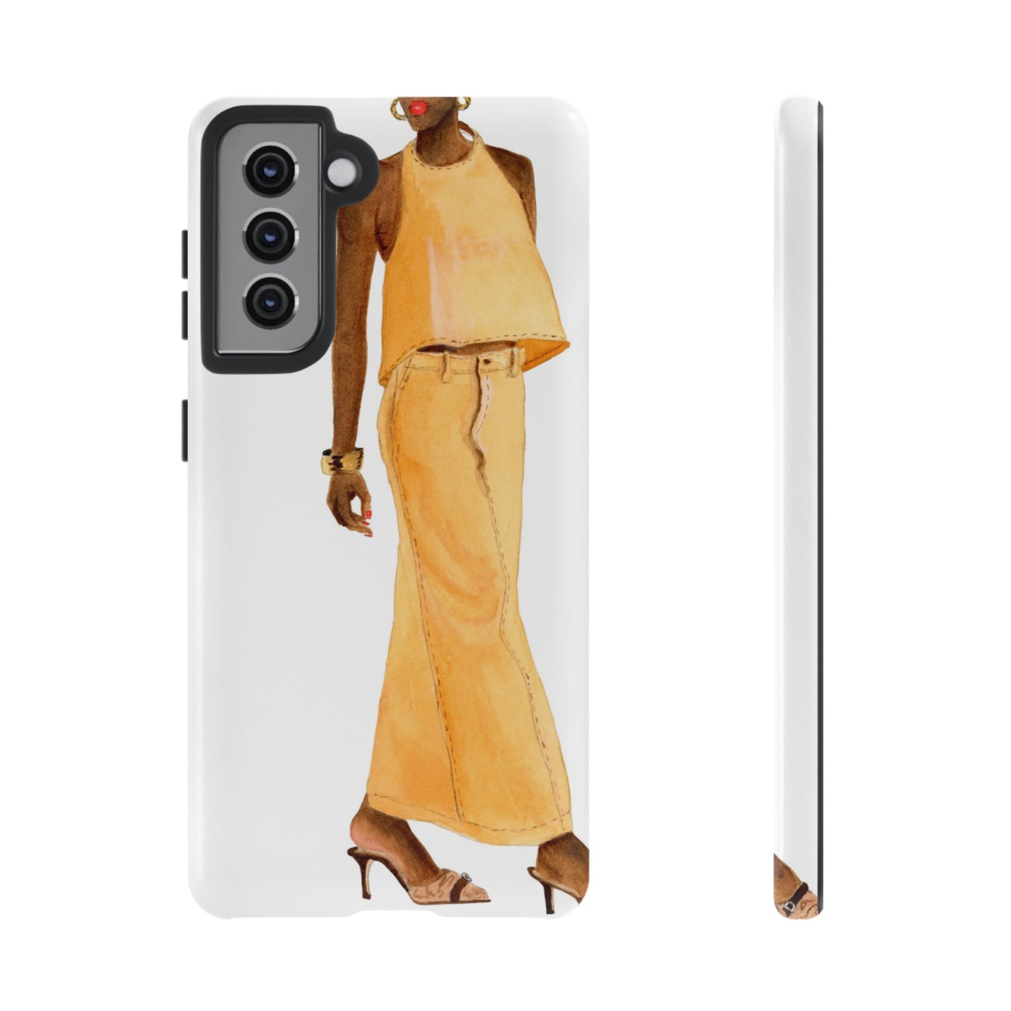 Orange Two Piece Phone Case
