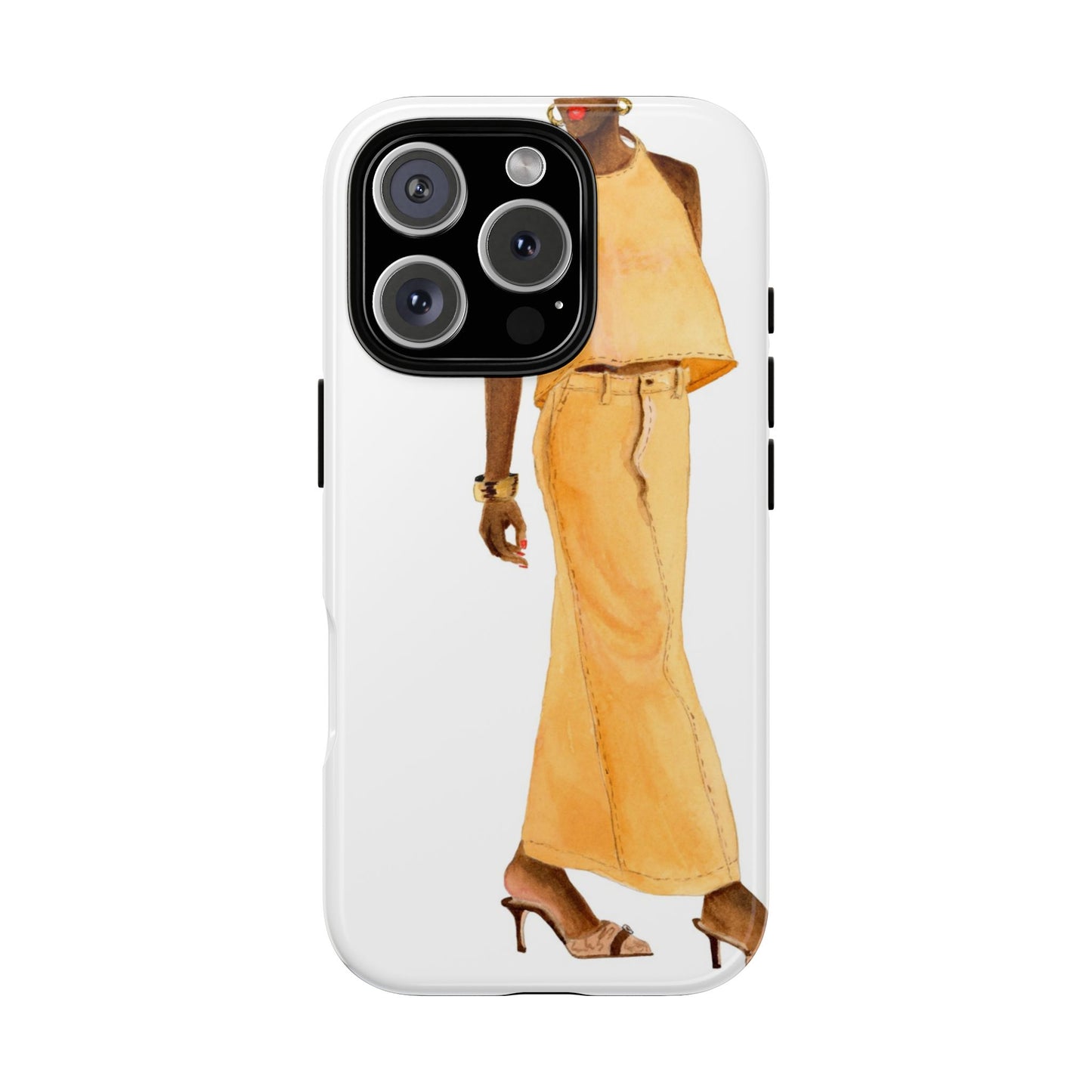 Orange Two Piece Phone Case