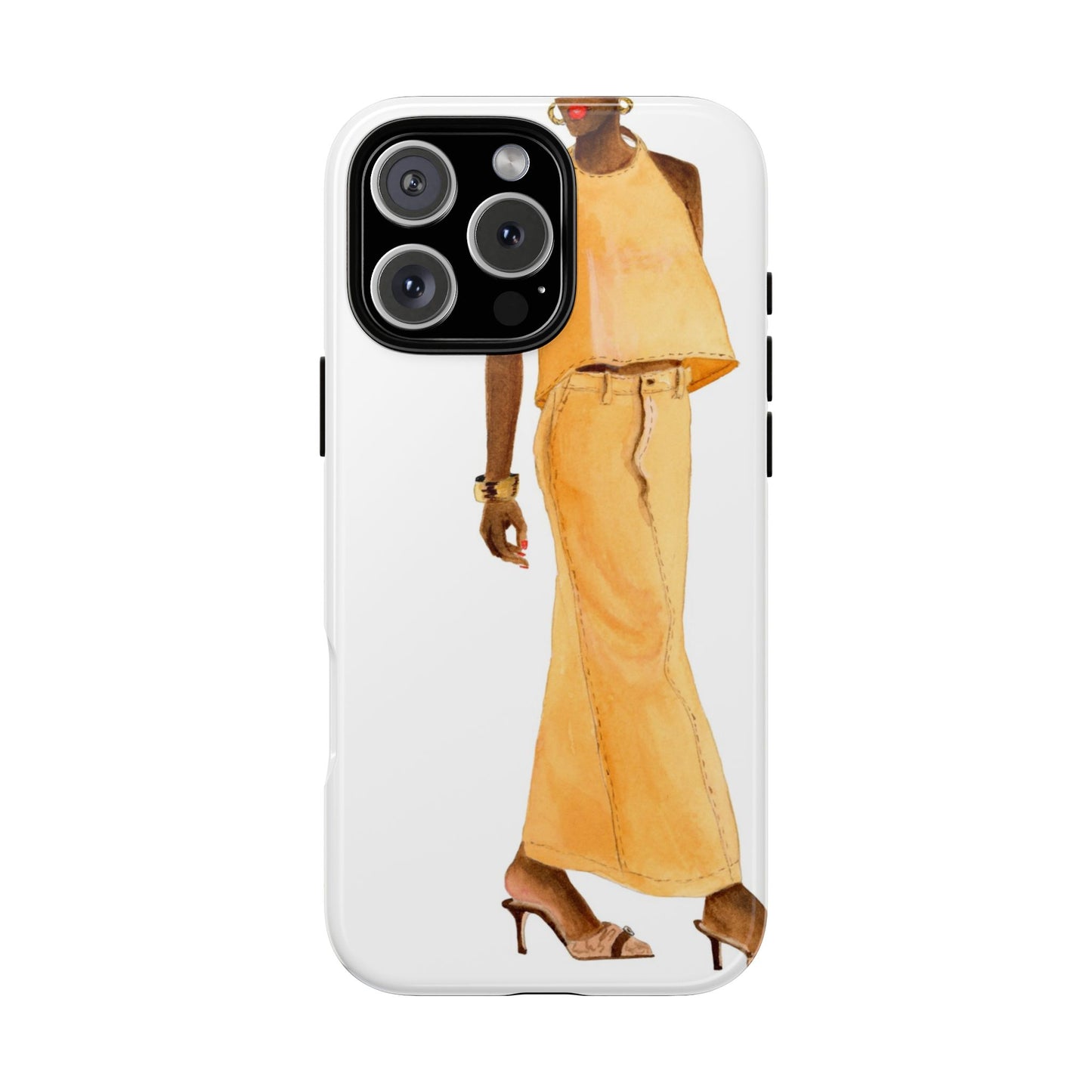 Orange Two Piece Phone Case