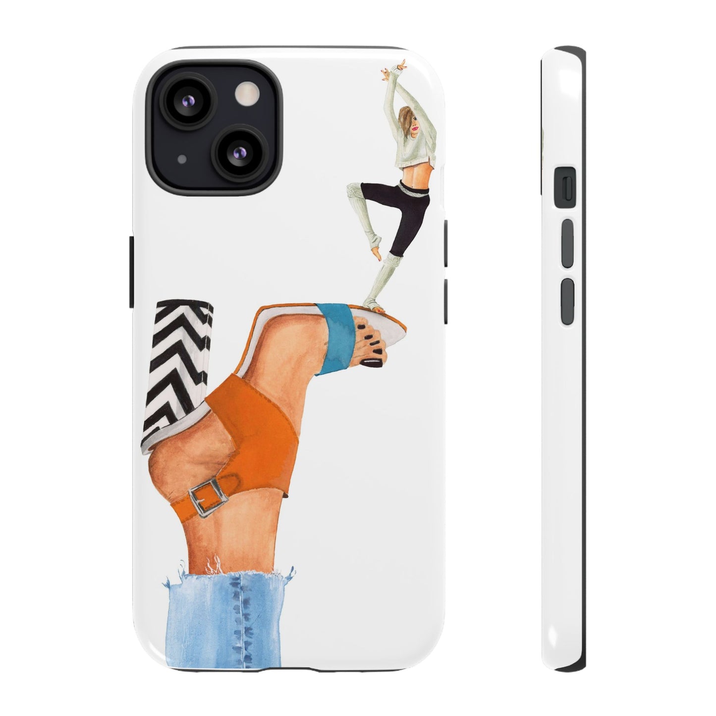 Dancer on a Zig-Zag Heel Phone Case