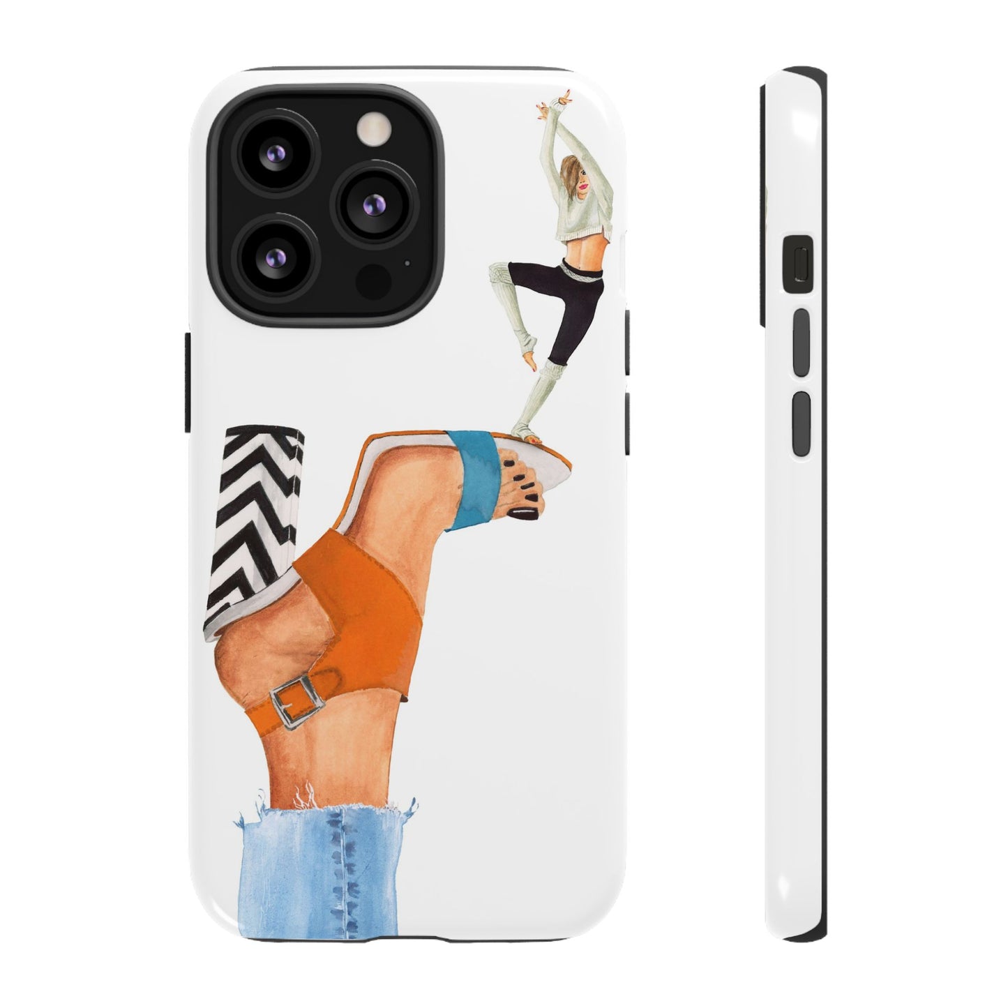 Dancer on a Zig-Zag Heel Phone Case