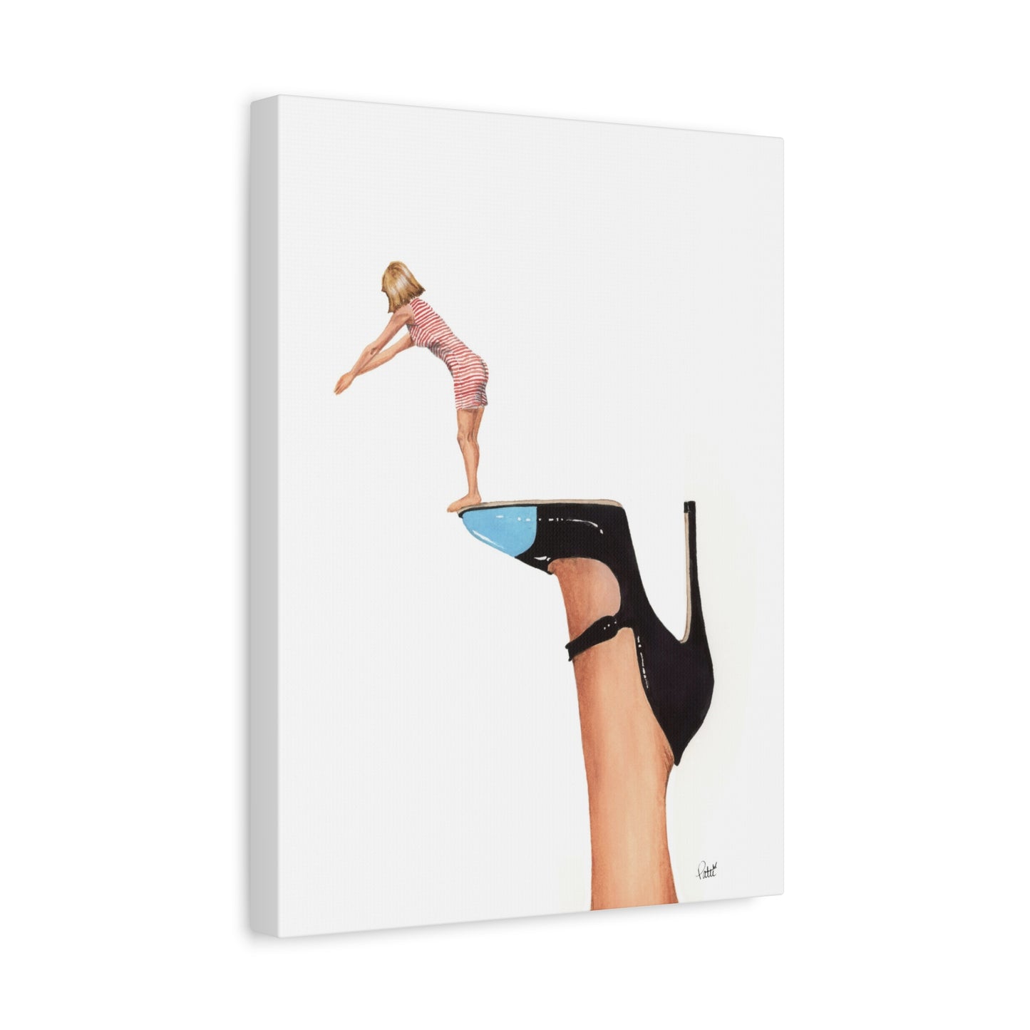 Deep End of the Sole Matte Canvas, Stretched, 1.25"