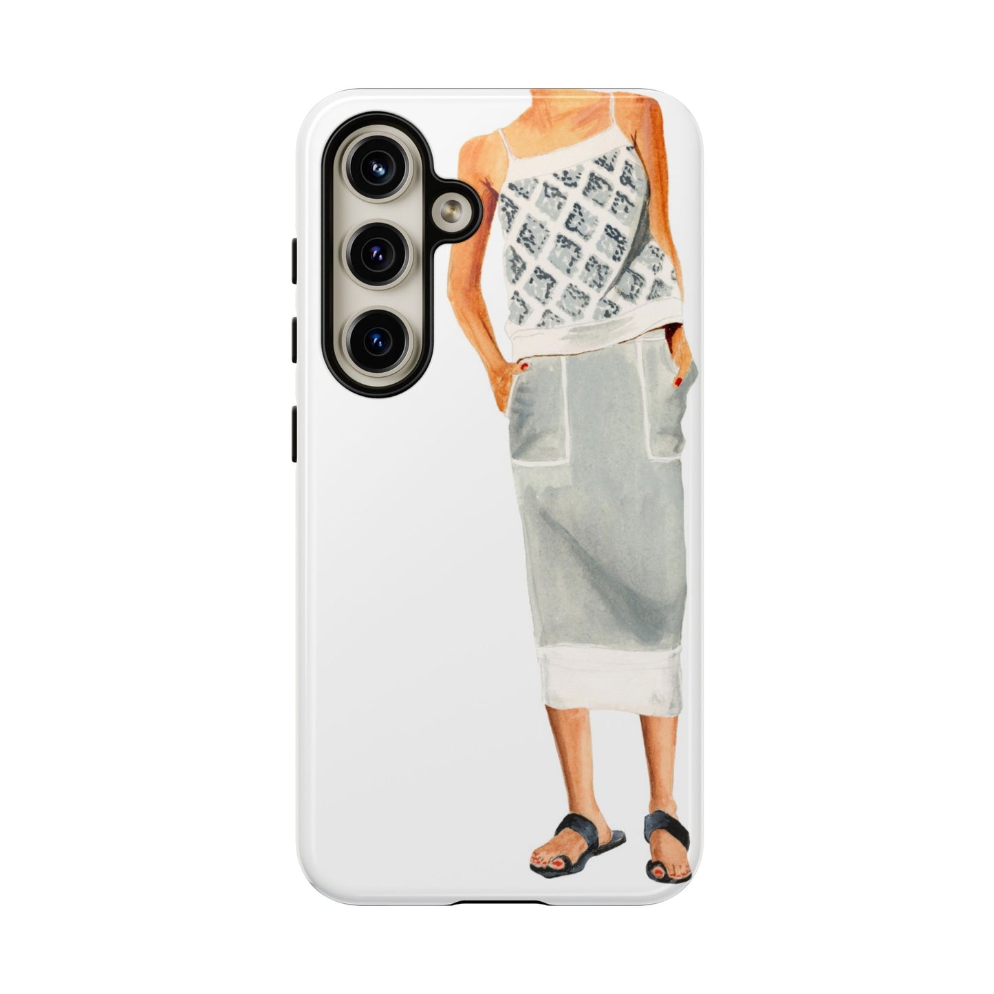 Gray 2 Piece Phone Case
