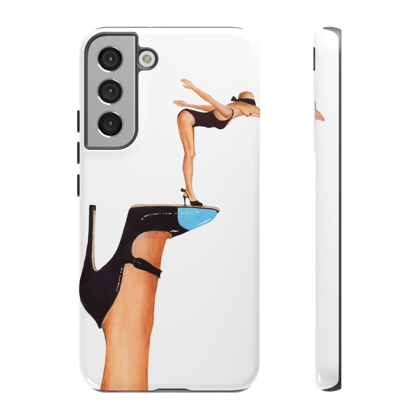 Turquoise Toe Diver Phone Case