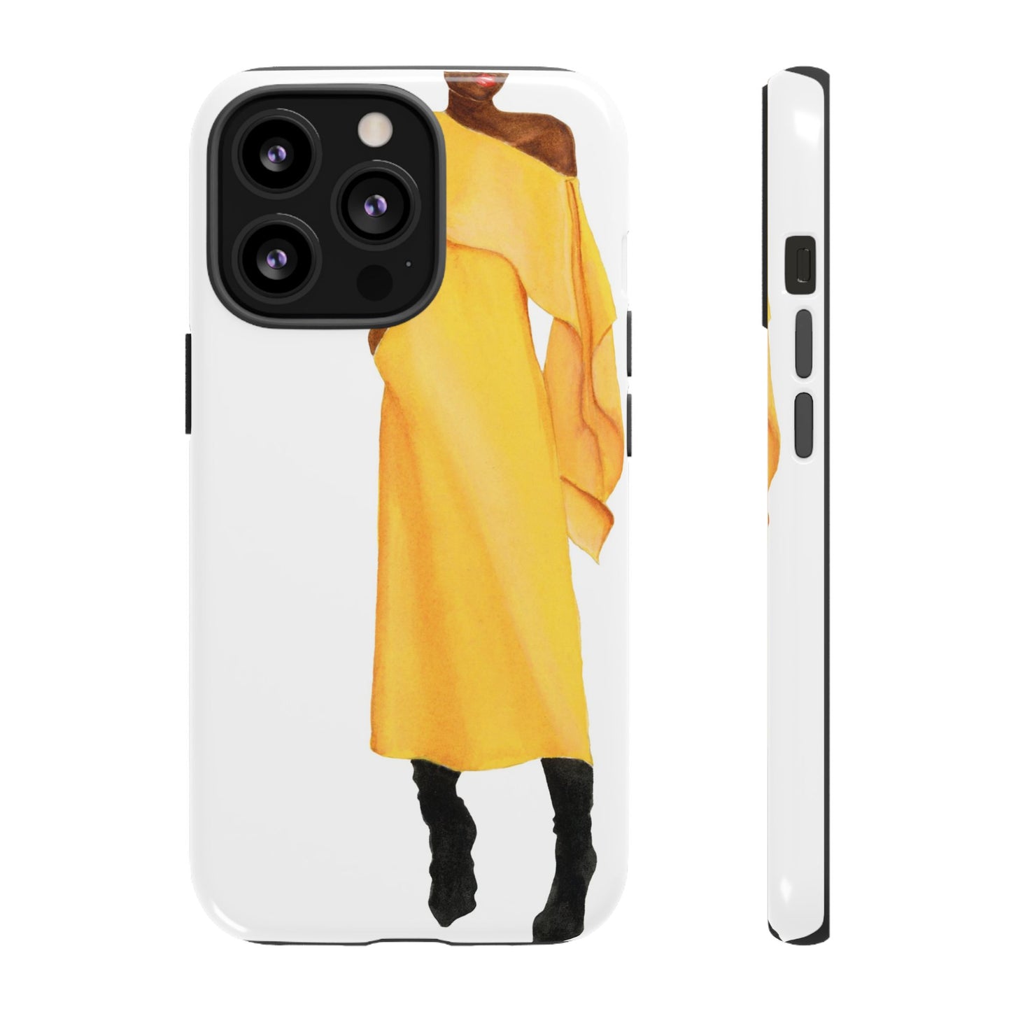 Bright Yellow Dress Phone Case