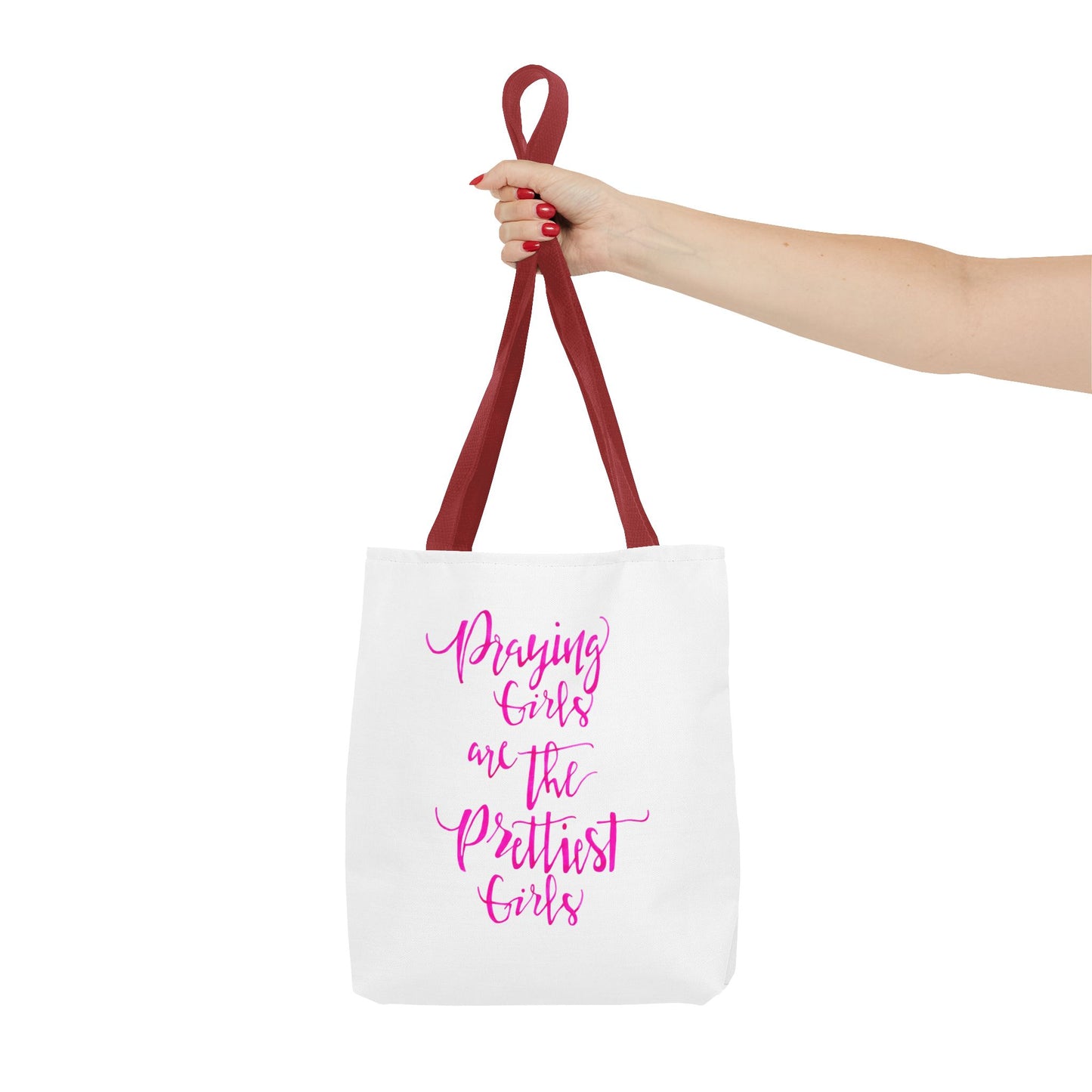 Praying Girls Tote Bag (AOP)