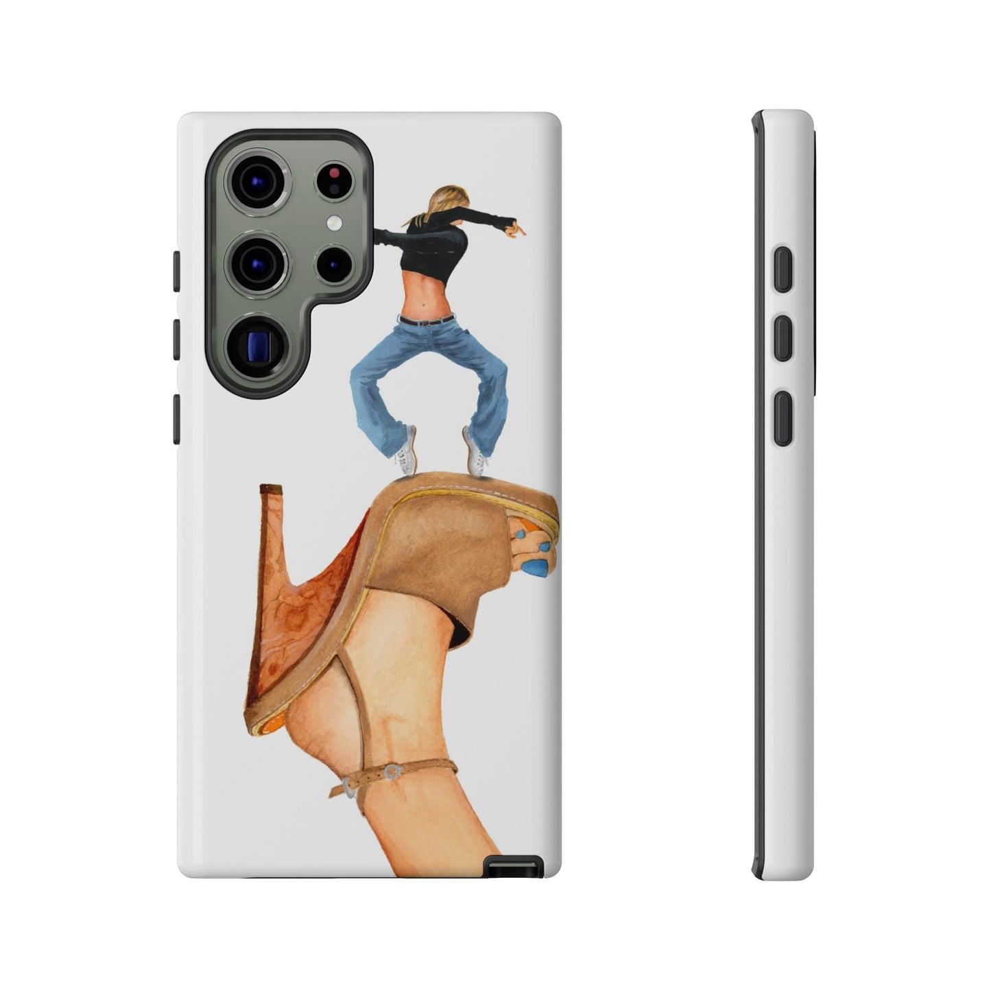 Criss-Cross on a Shoe Phone Case