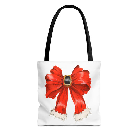 Christmas Bow Tote Bag (AOP)