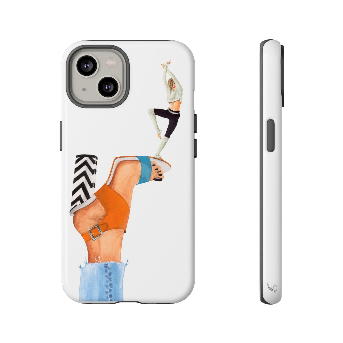 Dancer on a Zig-Zag Heel Phone Case