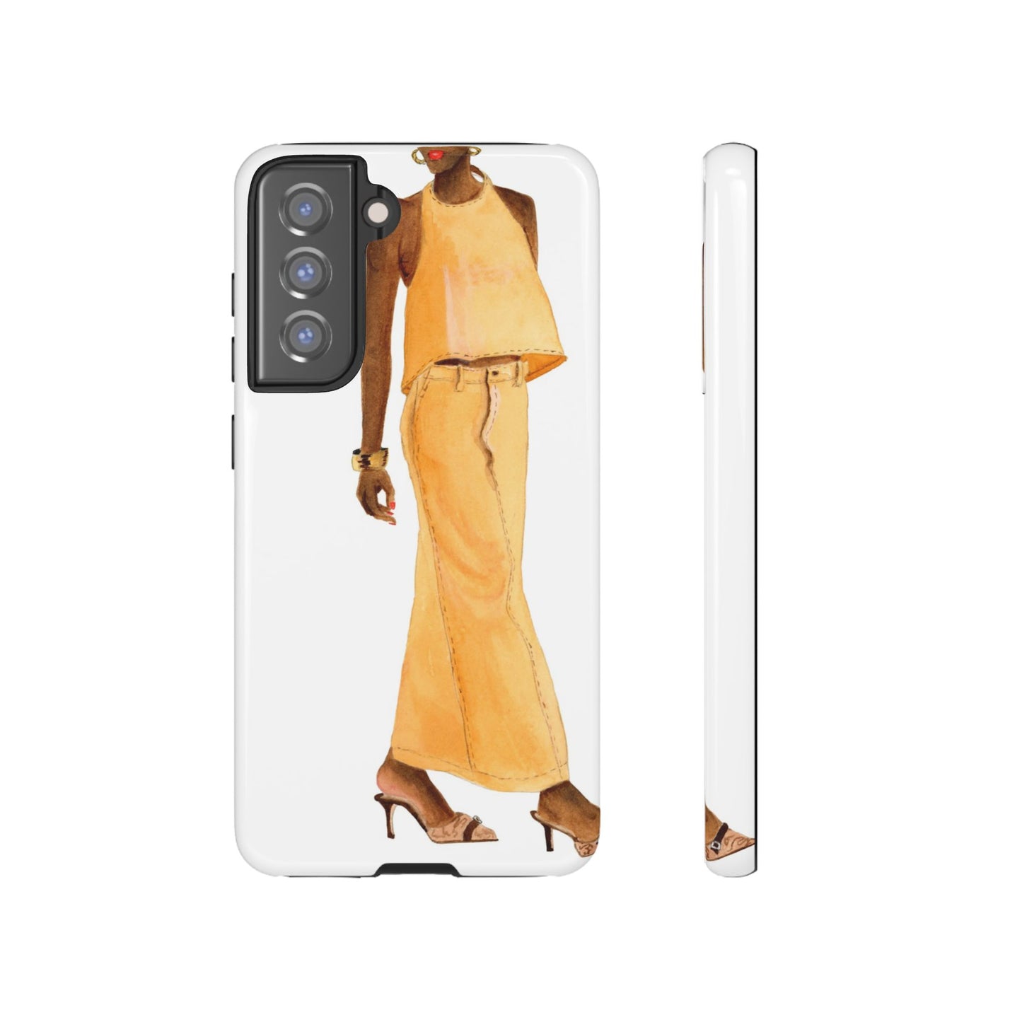 Orange Two Piece Phone Case