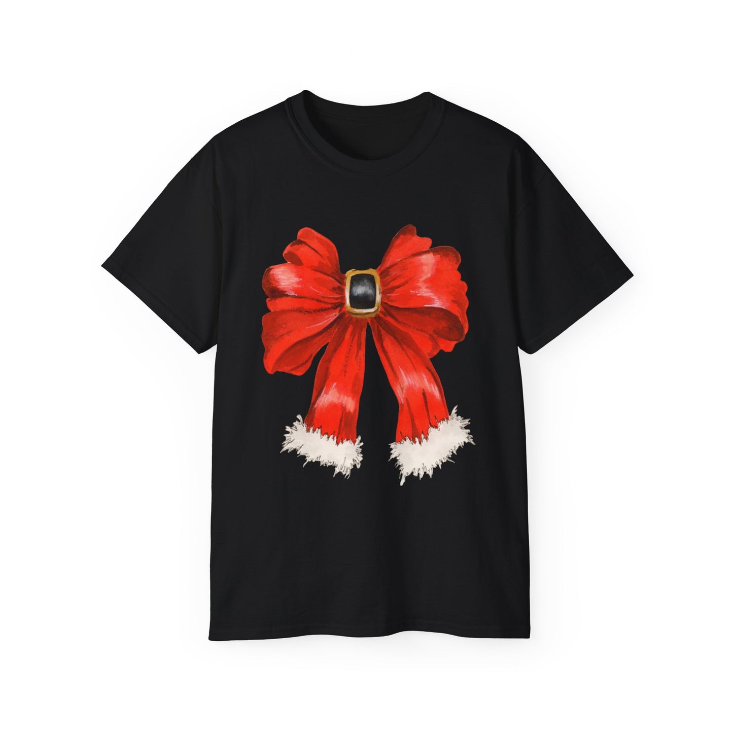 Christmas Bow Unisex Ultra Cotton Tee