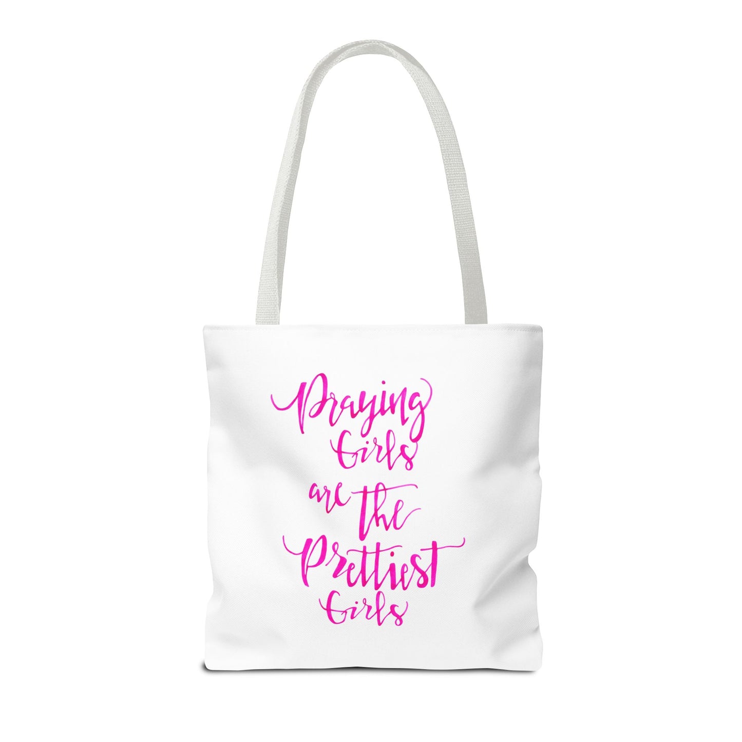 Praying Girls Tote Bag (AOP)